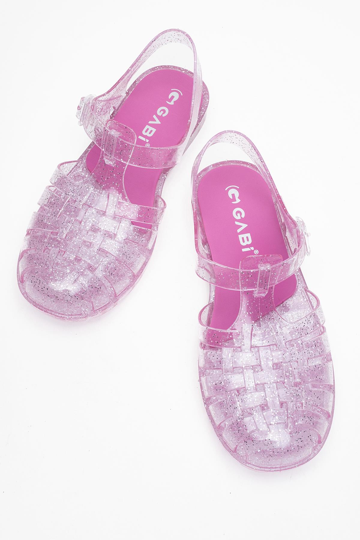 Önü Kapalı Plaj Sandalet LİLA SİMLİ - Görsel 6