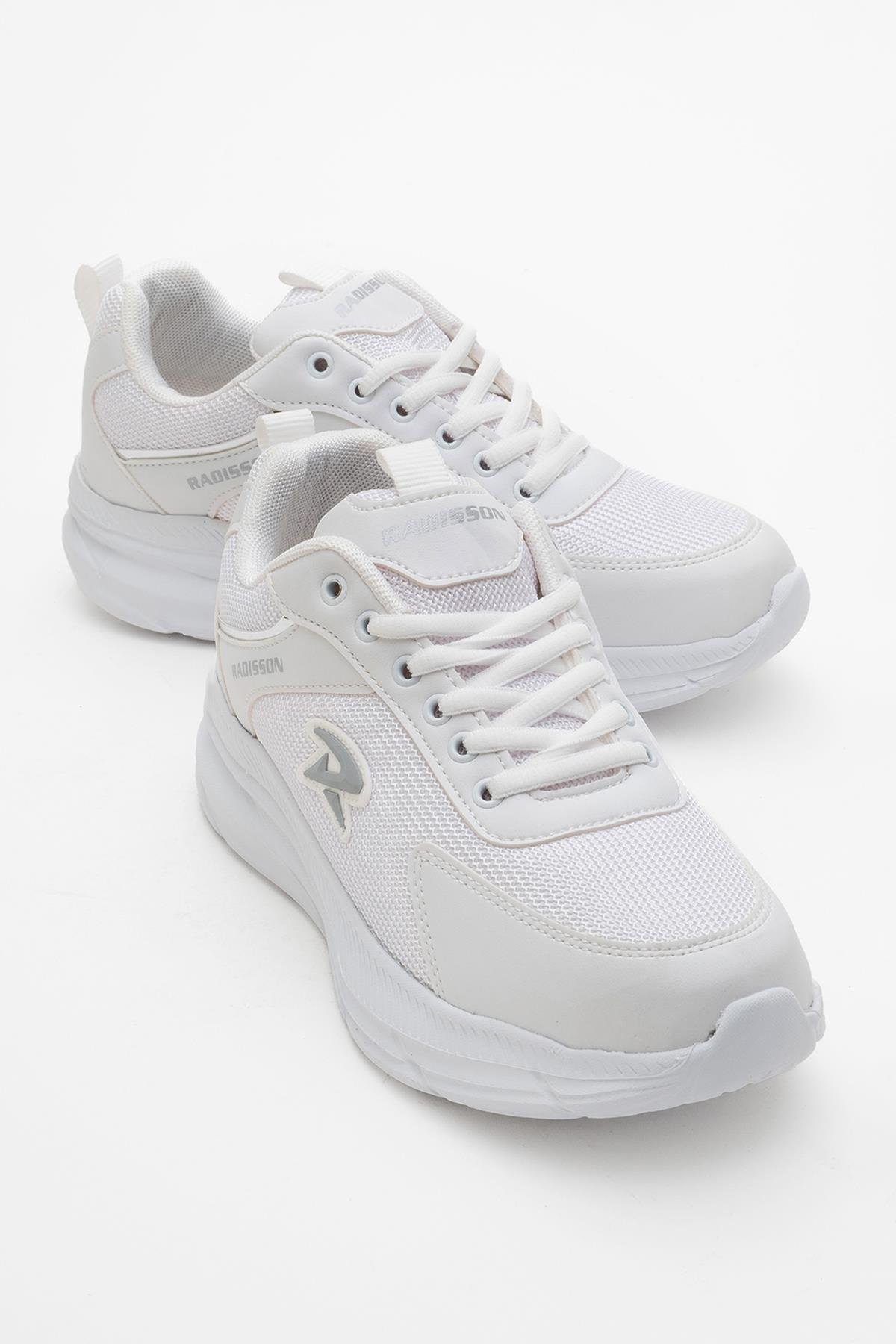 Cırtlı Anorak Kadın Spor Ayakkabı BEYAZ BEYAZ - Görsel 2