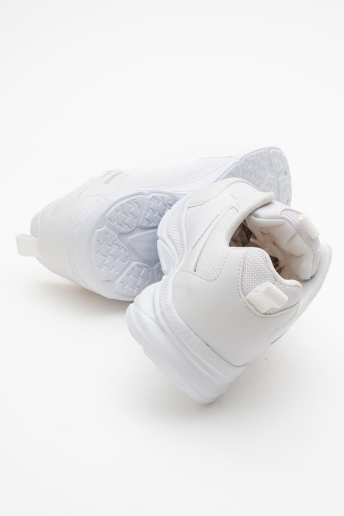 Cırtlı Anorak Kadın Spor Ayakkabı BEYAZ BEYAZ - Görsel 5