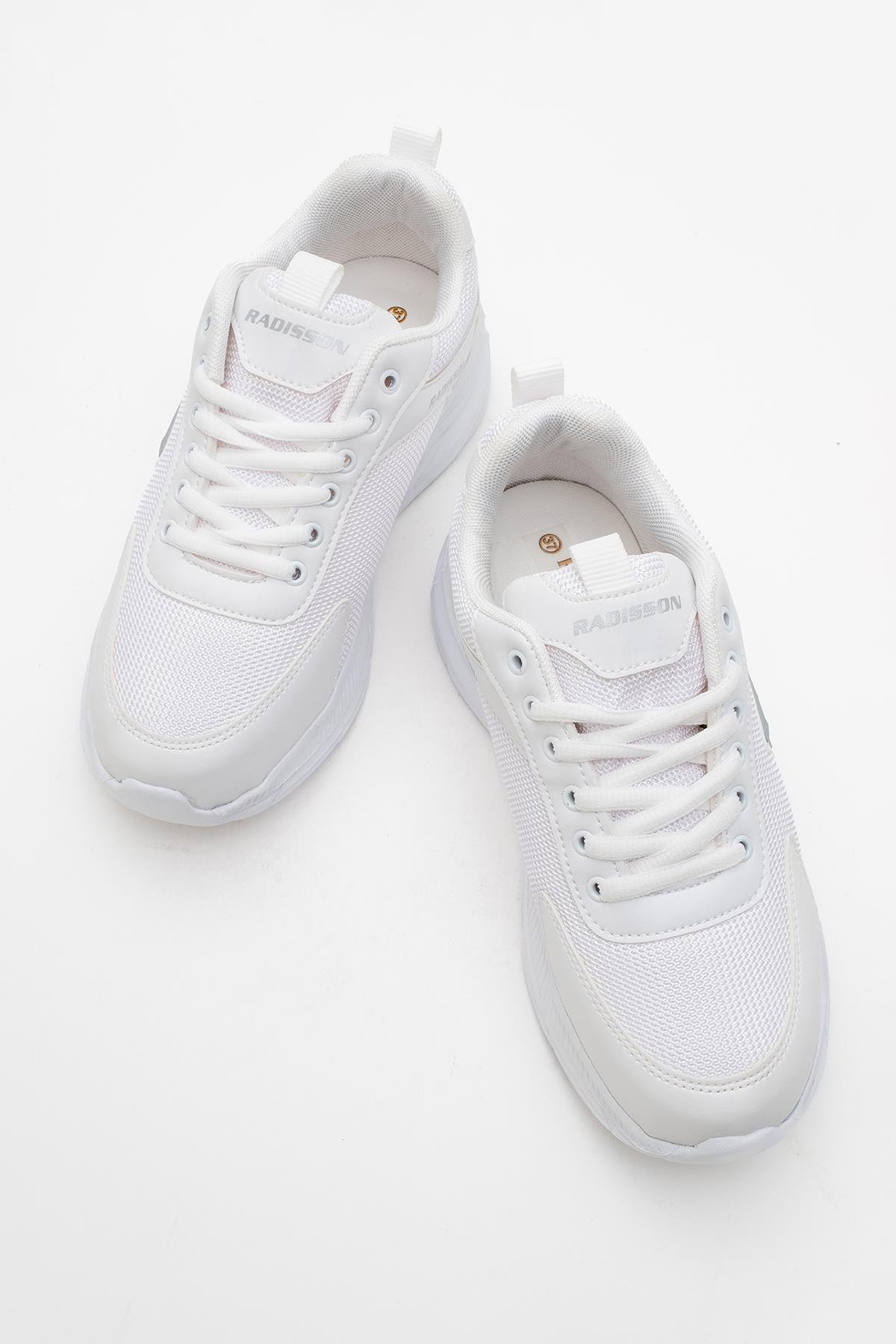 Cırtlı Anorak Kadın Spor Ayakkabı BEYAZ BEYAZ - Görsel 6