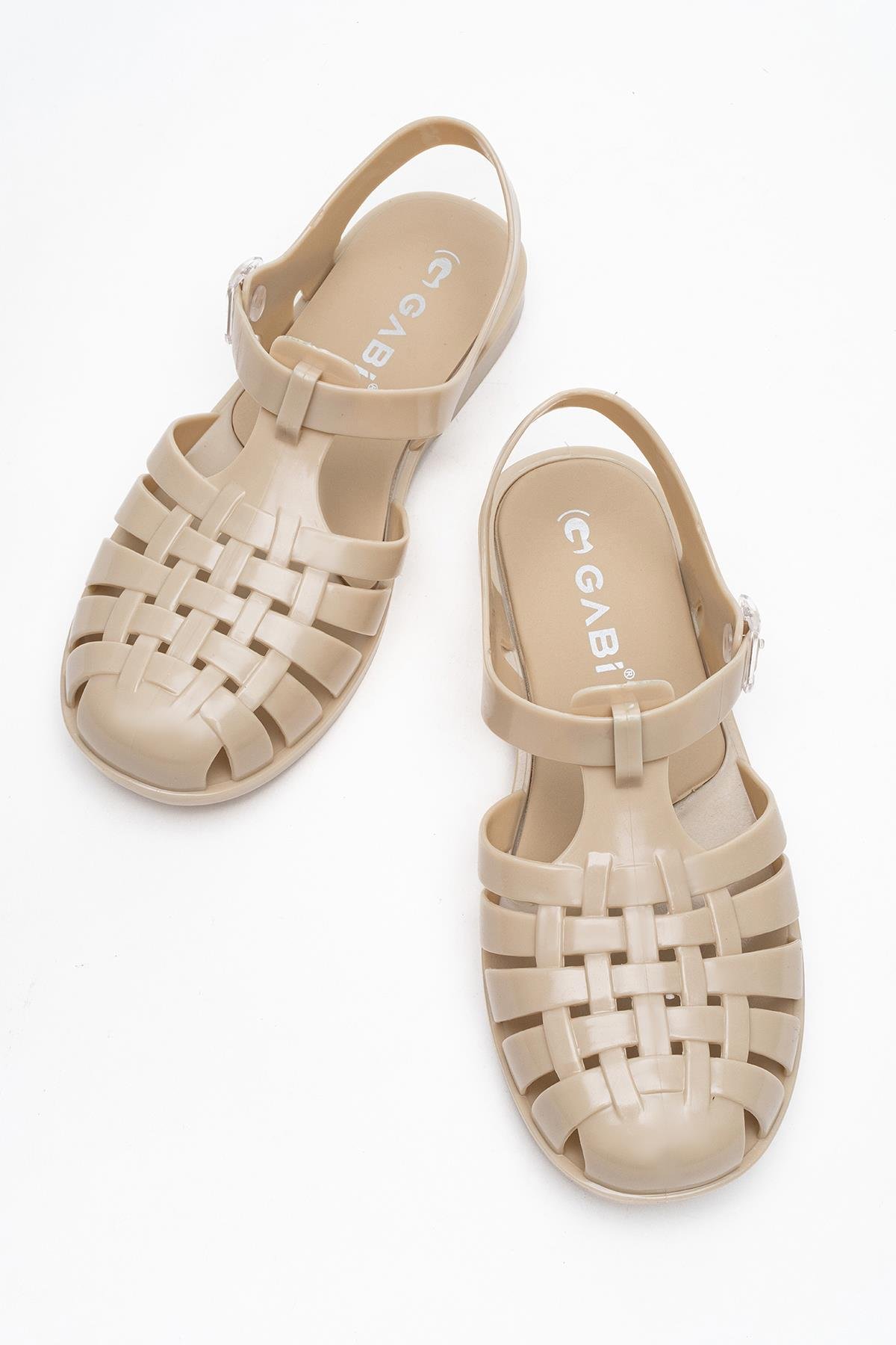 Önü Kapalı Plaj Sandalet BEJ - Görsel 6