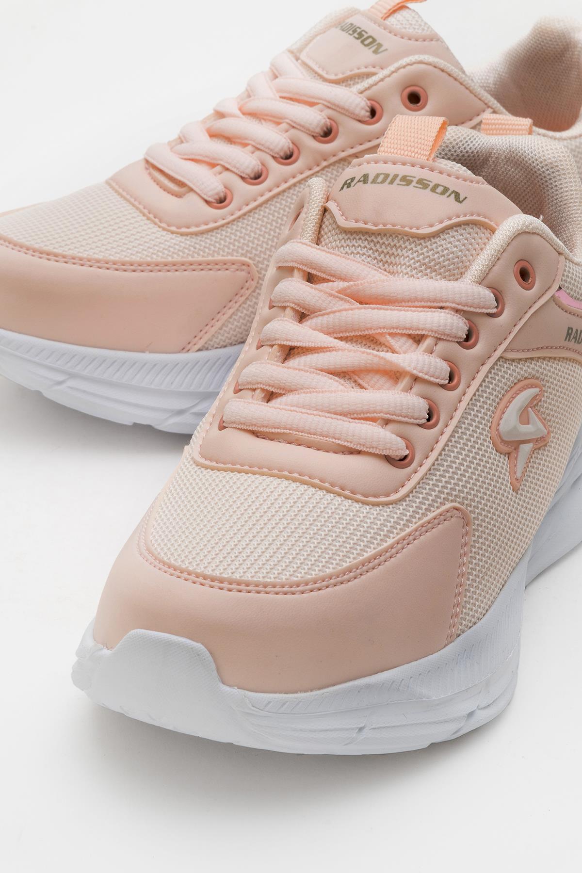Cırtlı Anorak Kadın Spor Ayakkabı PUDRA BEYAZ - Görsel 6