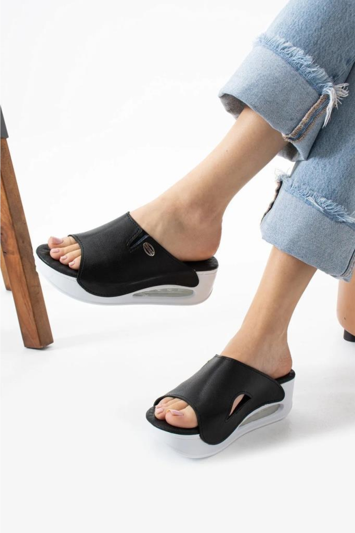 100-932 Ortopedik Air Taban Kadın Terlik - Görsel 2