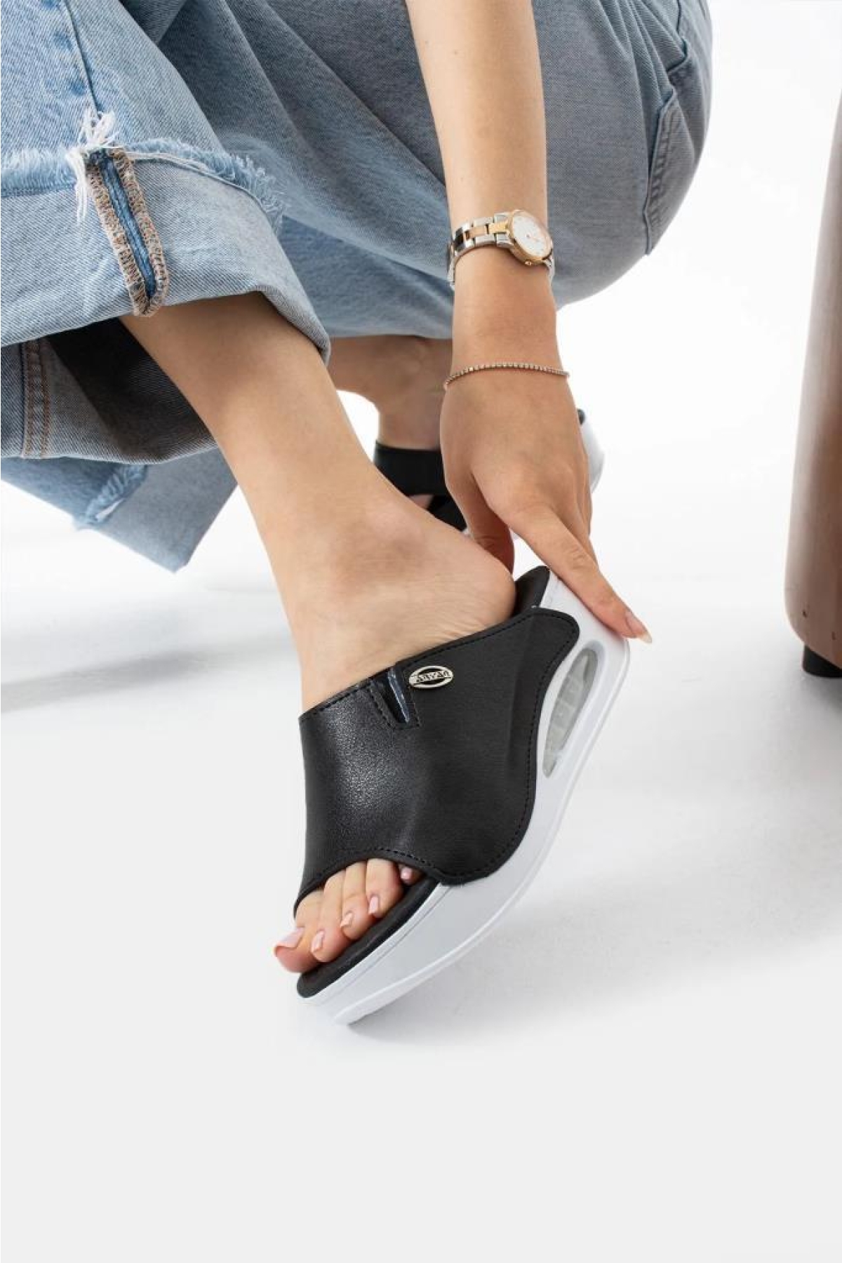 100-932 Ortopedik Air Taban Kadın Terlik - Görsel 4