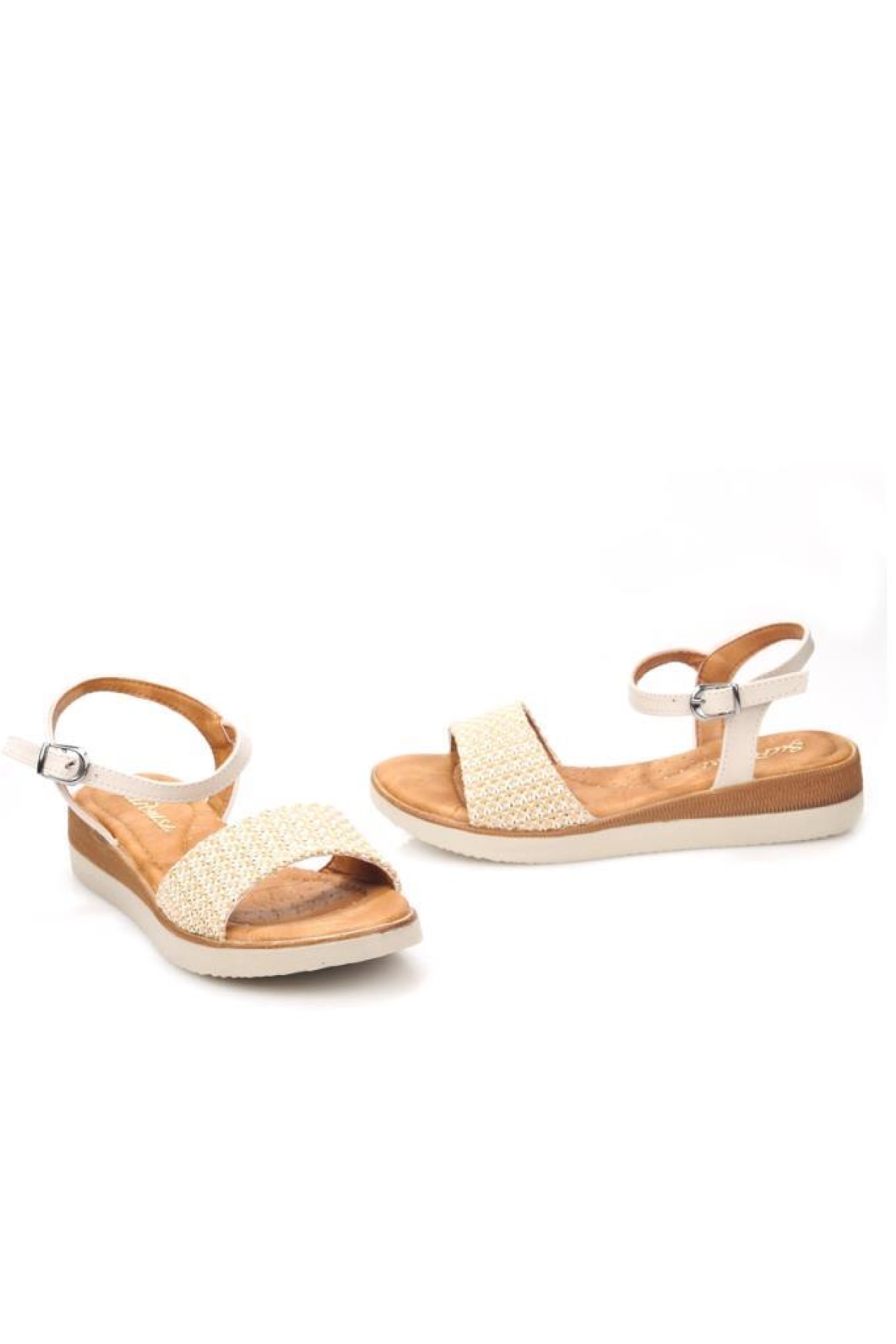 Sprs 03184 Ortopedik Kadın Günlük Sandalet - Görsel 4