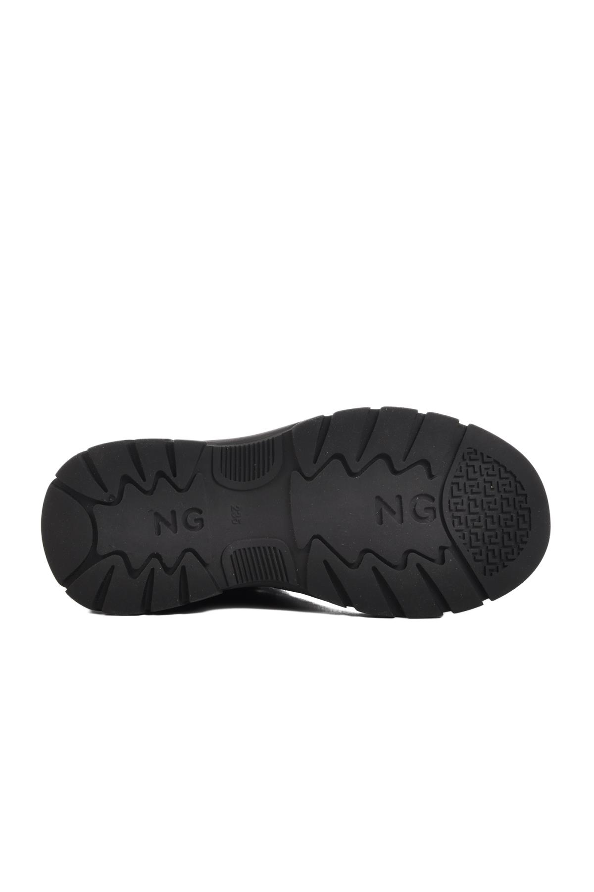 24K311-4 Z Siyah Rugan Kadın Bot - Görsel 6