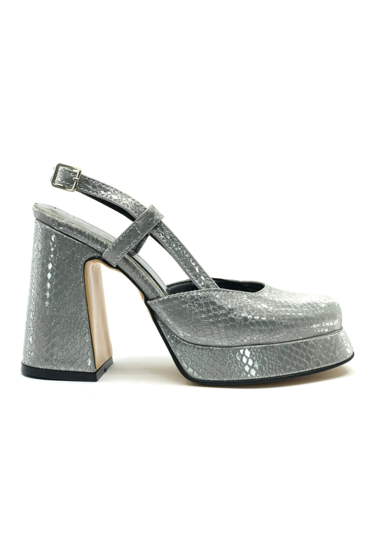 Jane Jane Platform Topuk Kadın Klasik Topuklu Ayakkabı - Görsel 3