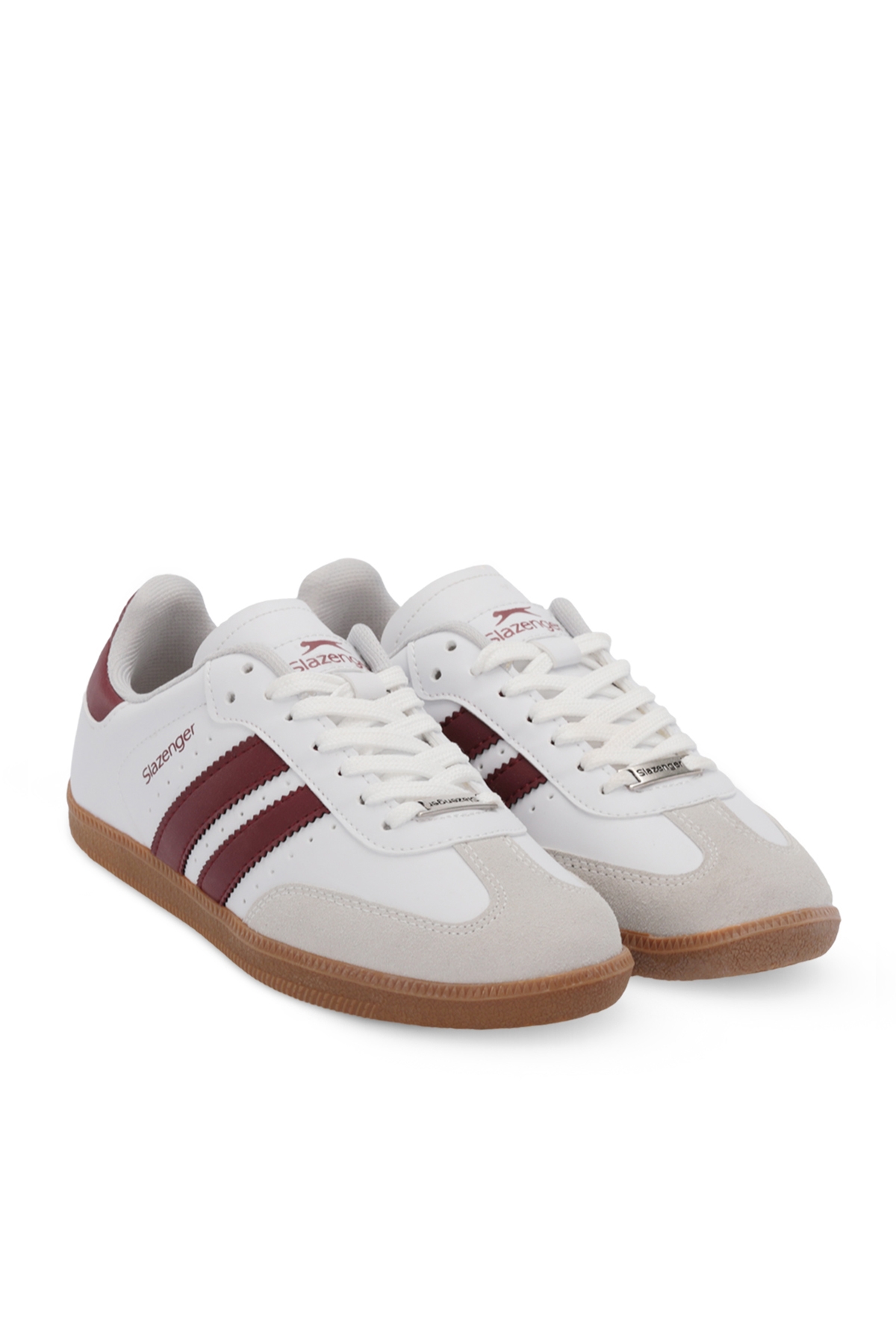 PING Kadın Sneaker Ayakkabı Beyaz / Bordo - Görsel 3