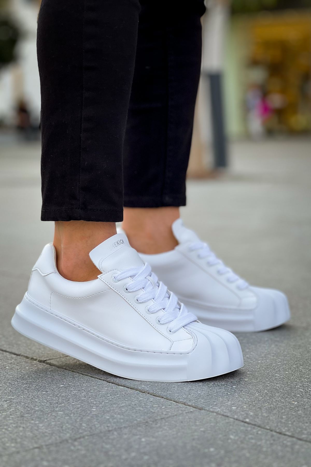 Bağcık Erkek Spor Ayakkabı Beyaz - Görsel 2