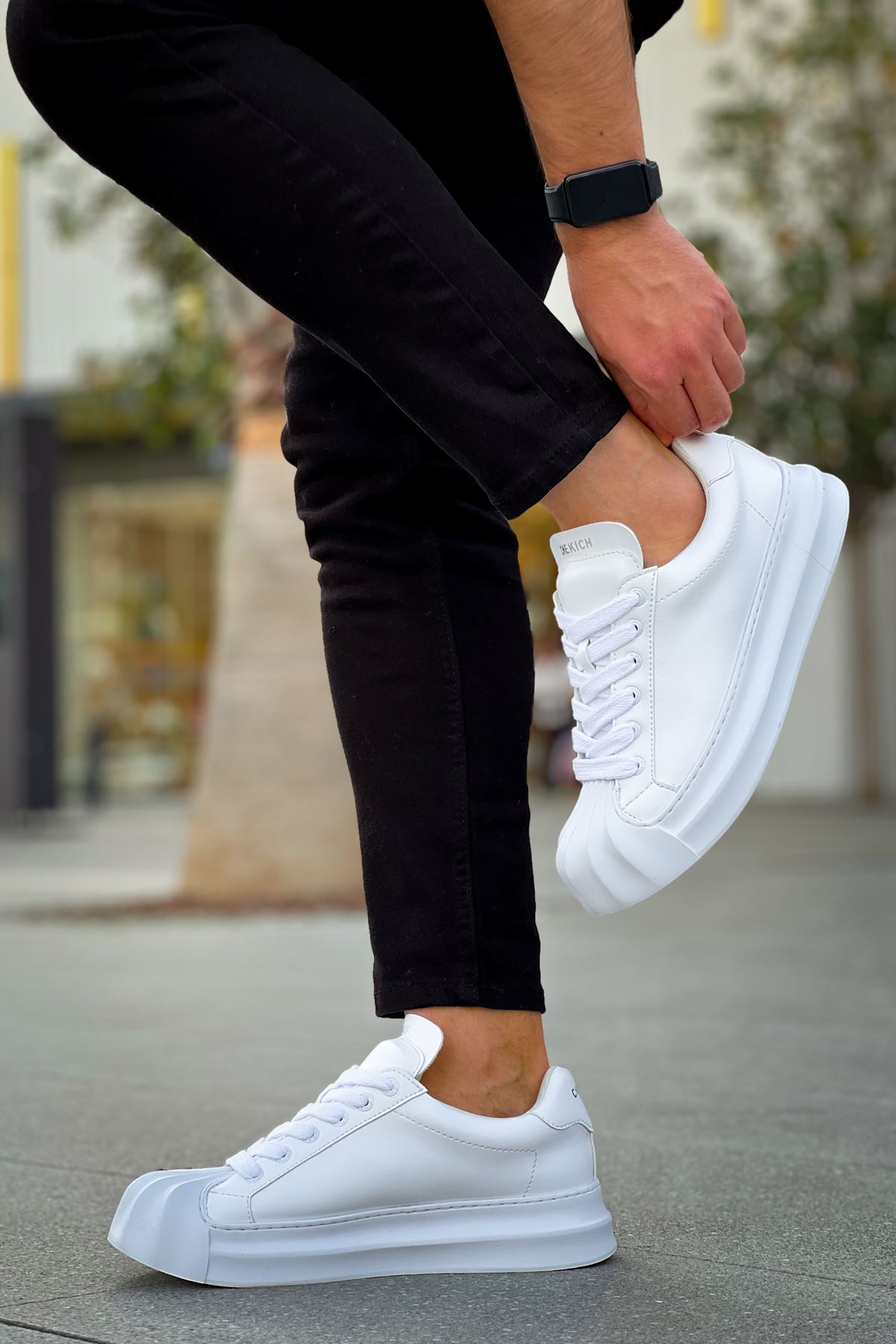 Bağcık Erkek Spor Ayakkabı Beyaz - Görsel 3