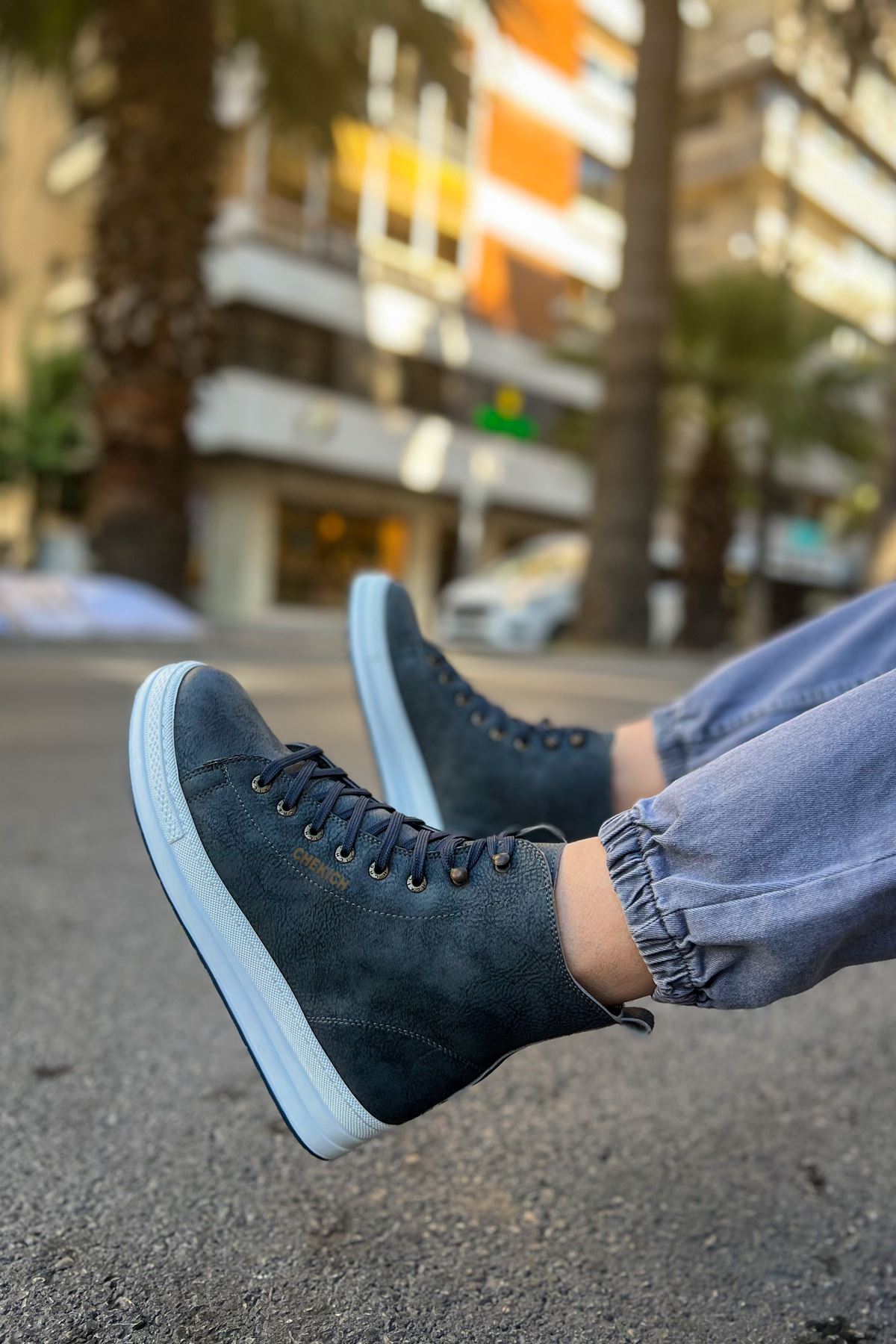 Bağcıklı Erkek Sneaker Bot Antrasit - Görsel 3