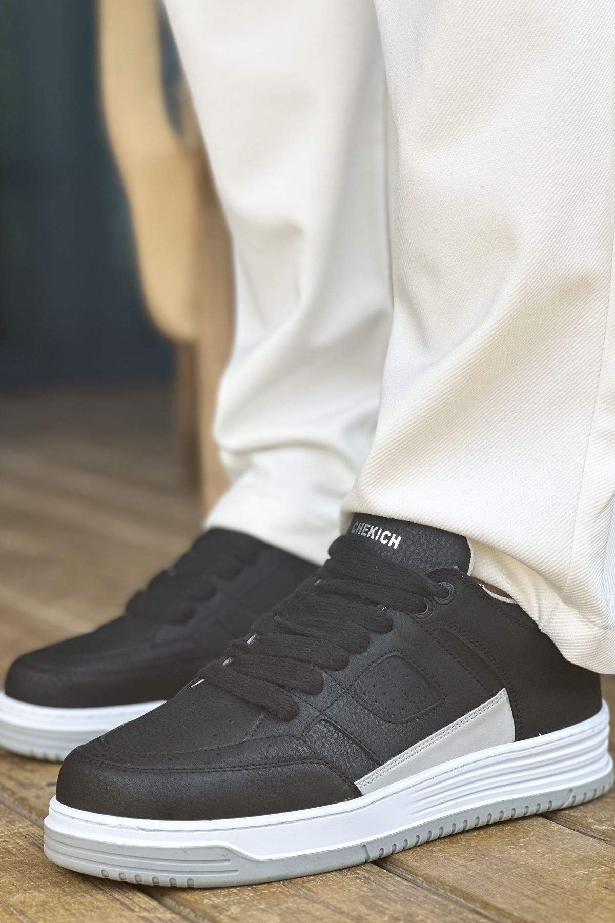 Bağcık Erkek Spor Ayakkabı Siyah - Görsel 2