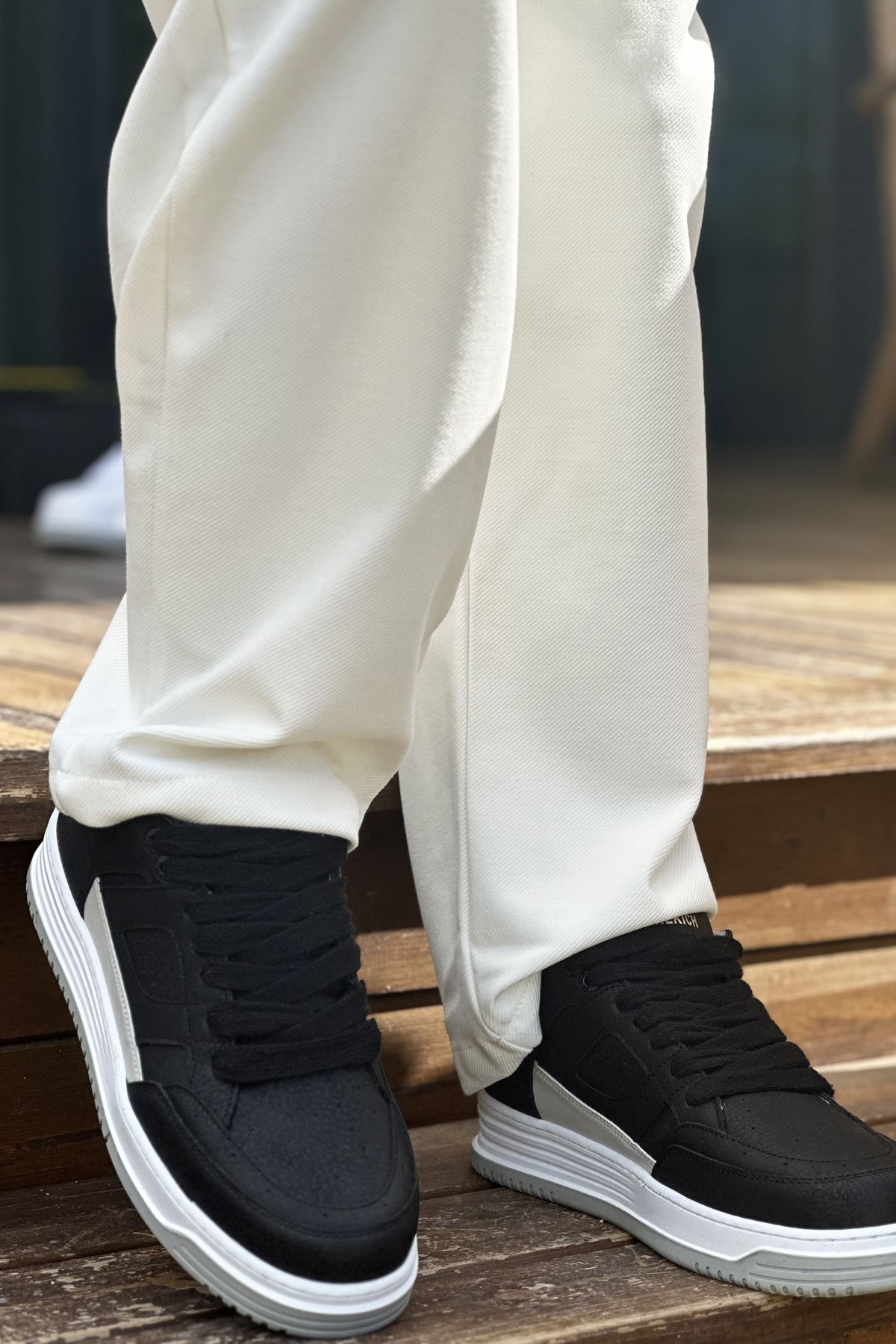 Bağcık Erkek Spor Ayakkabı Siyah - Görsel 3