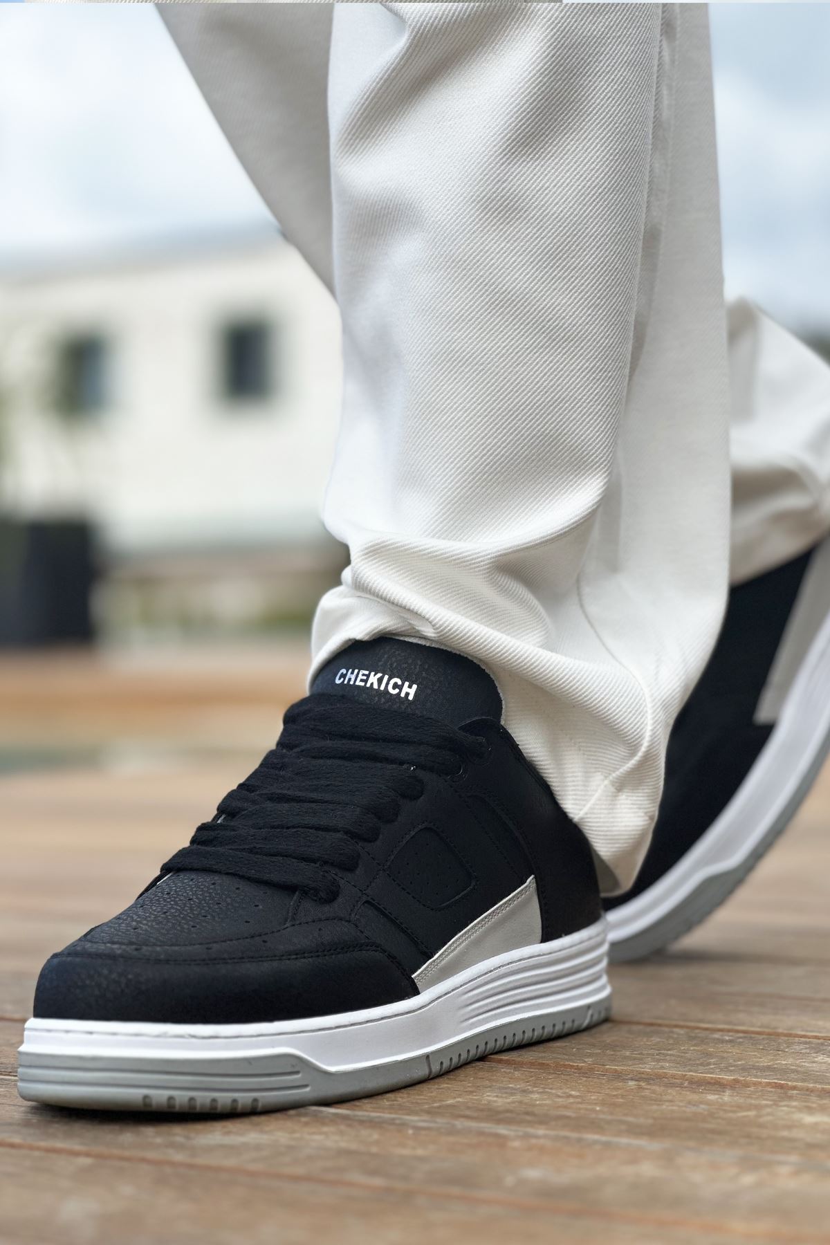 Bağcık Erkek Spor Ayakkabı Siyah - Görsel 5