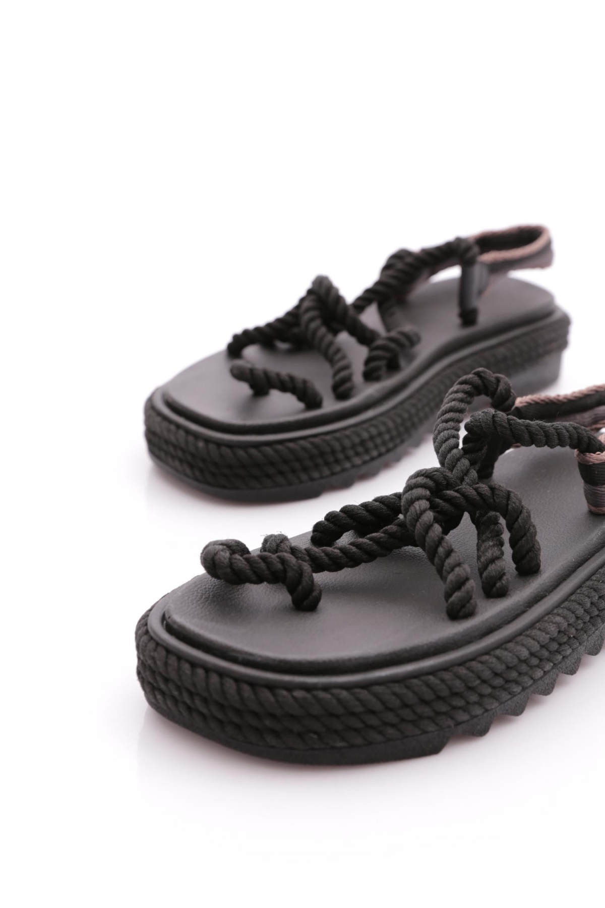 Ibıza Mid Platform Kadın Halat Sandalet - Görsel 5