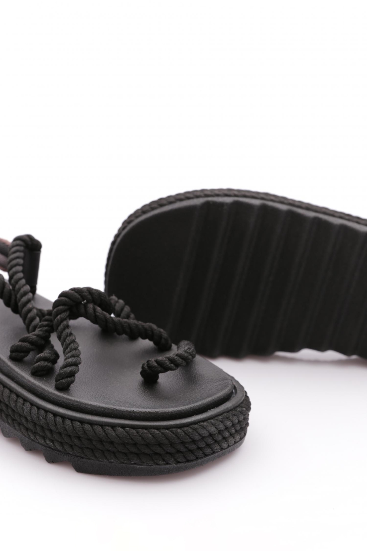 Ibıza Mid Platform Kadın Halat Sandalet - Görsel 6