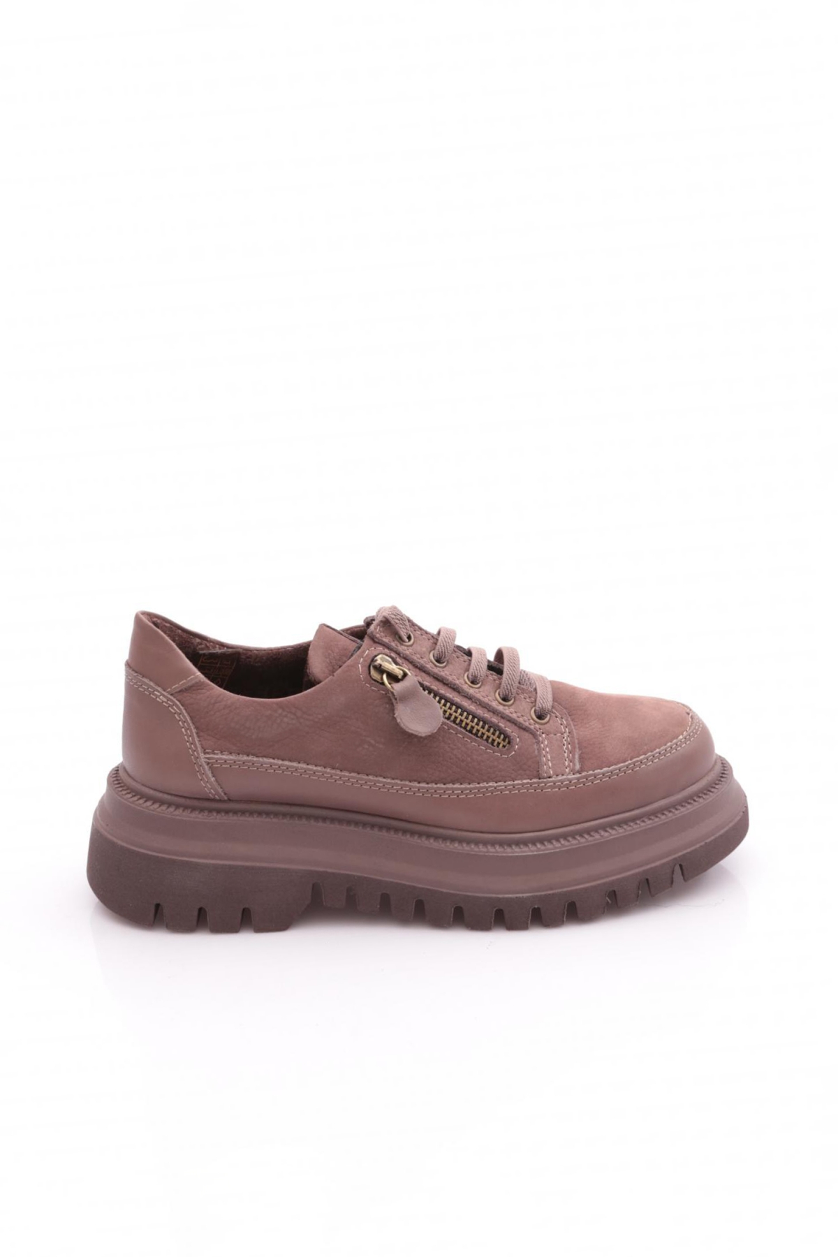 D24Ka-3330 Kadın Deri Günlük Ayakkabı - Görsel 2