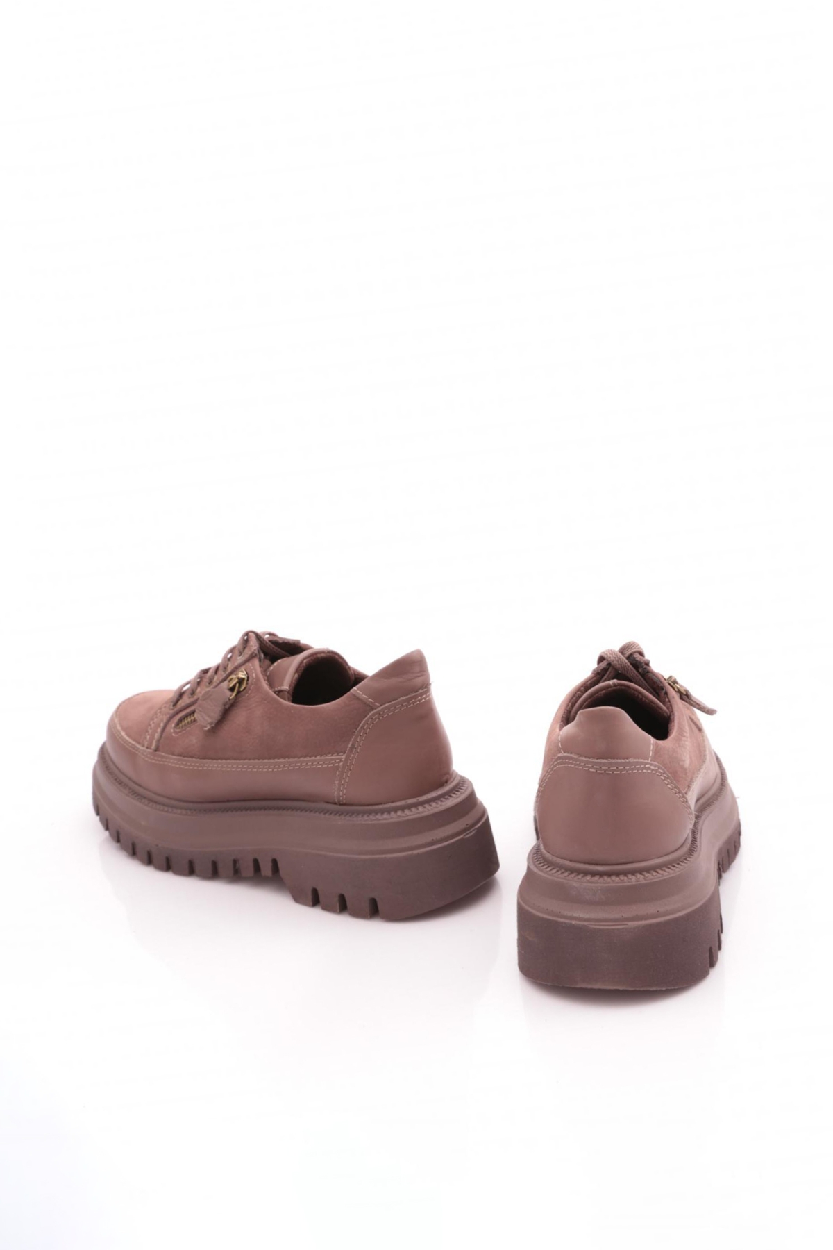 D24Ka-3330 Kadın Deri Günlük Ayakkabı - Görsel 4