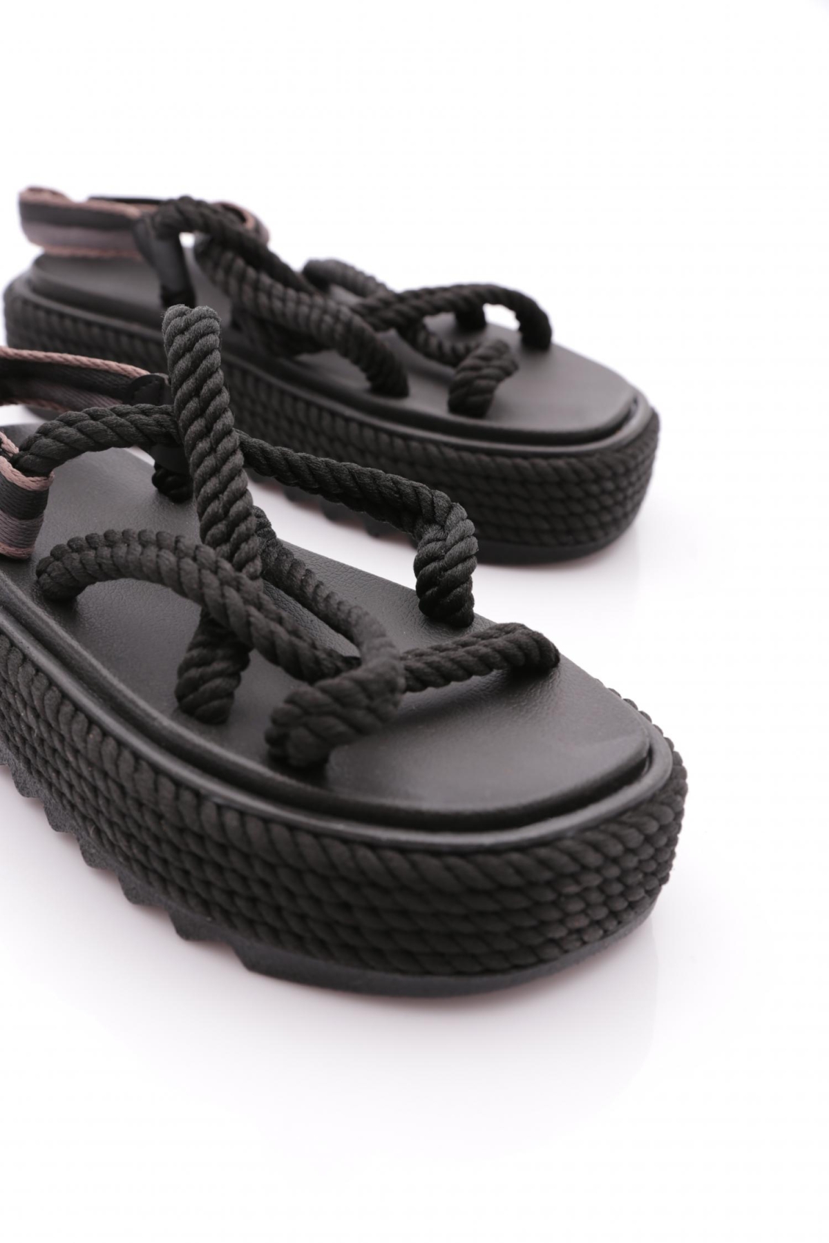 Chunky Platform Kadın Halat Sandalet - Görsel 5