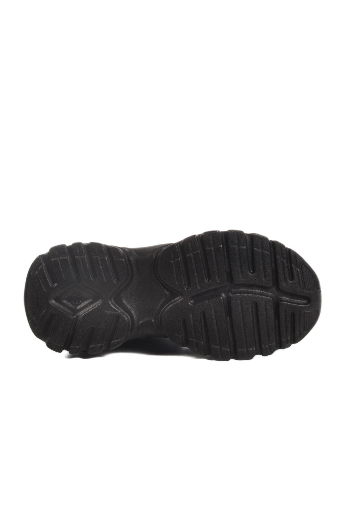 Ruffon 2351 P Siyah-Saks Hafif Esnek Çocuk Spor Ayakkabı - Görsel 6