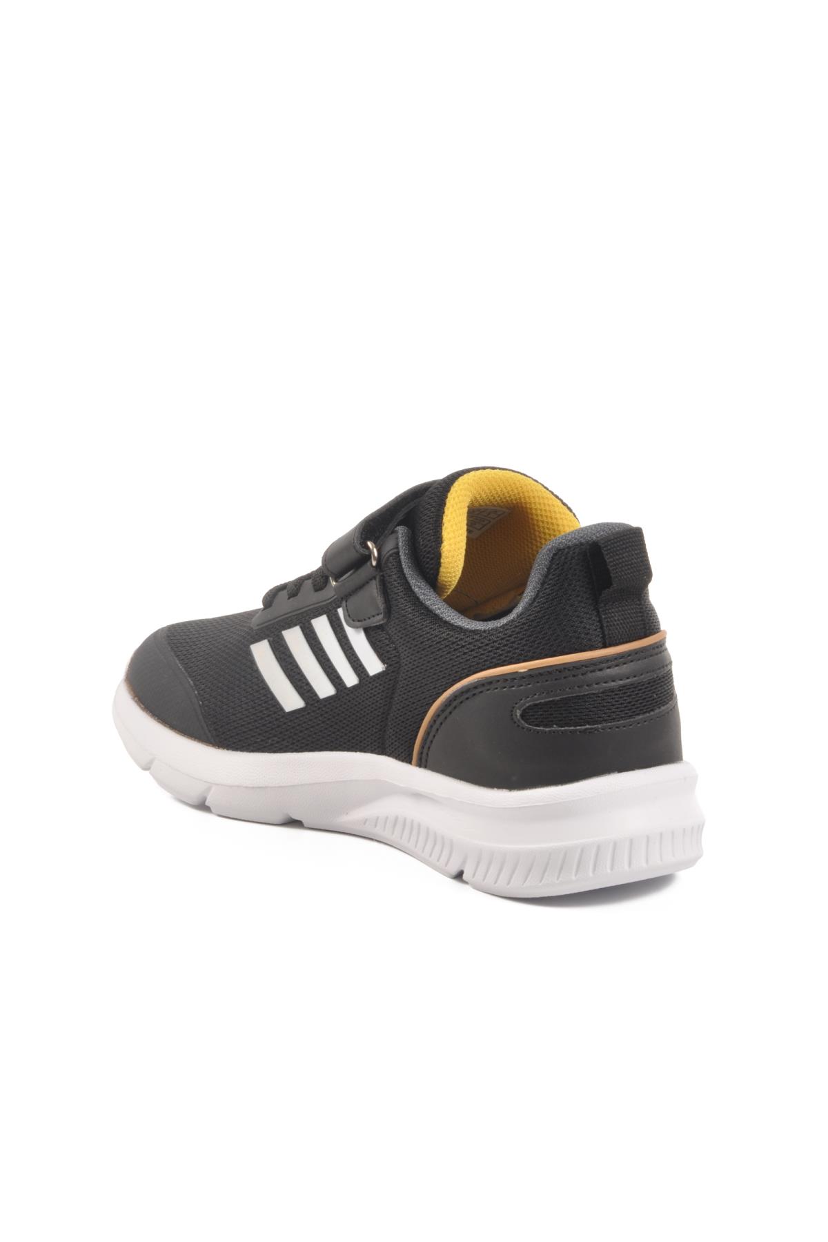 Fav 100 F Siyah-Beyaz Hafif Esnek Çocuk Spor Ayakkabı - Görsel 5