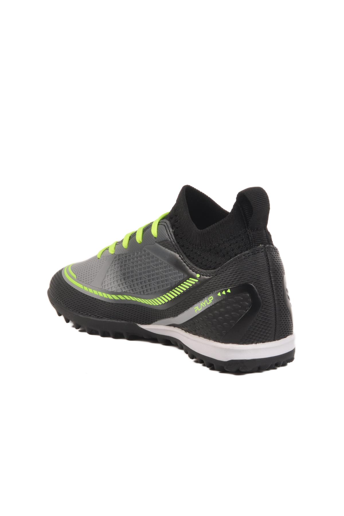 FH-251-141 F Siyah Çocuk Çoraplı Halı Saha Ayakkabısı - Görsel 5