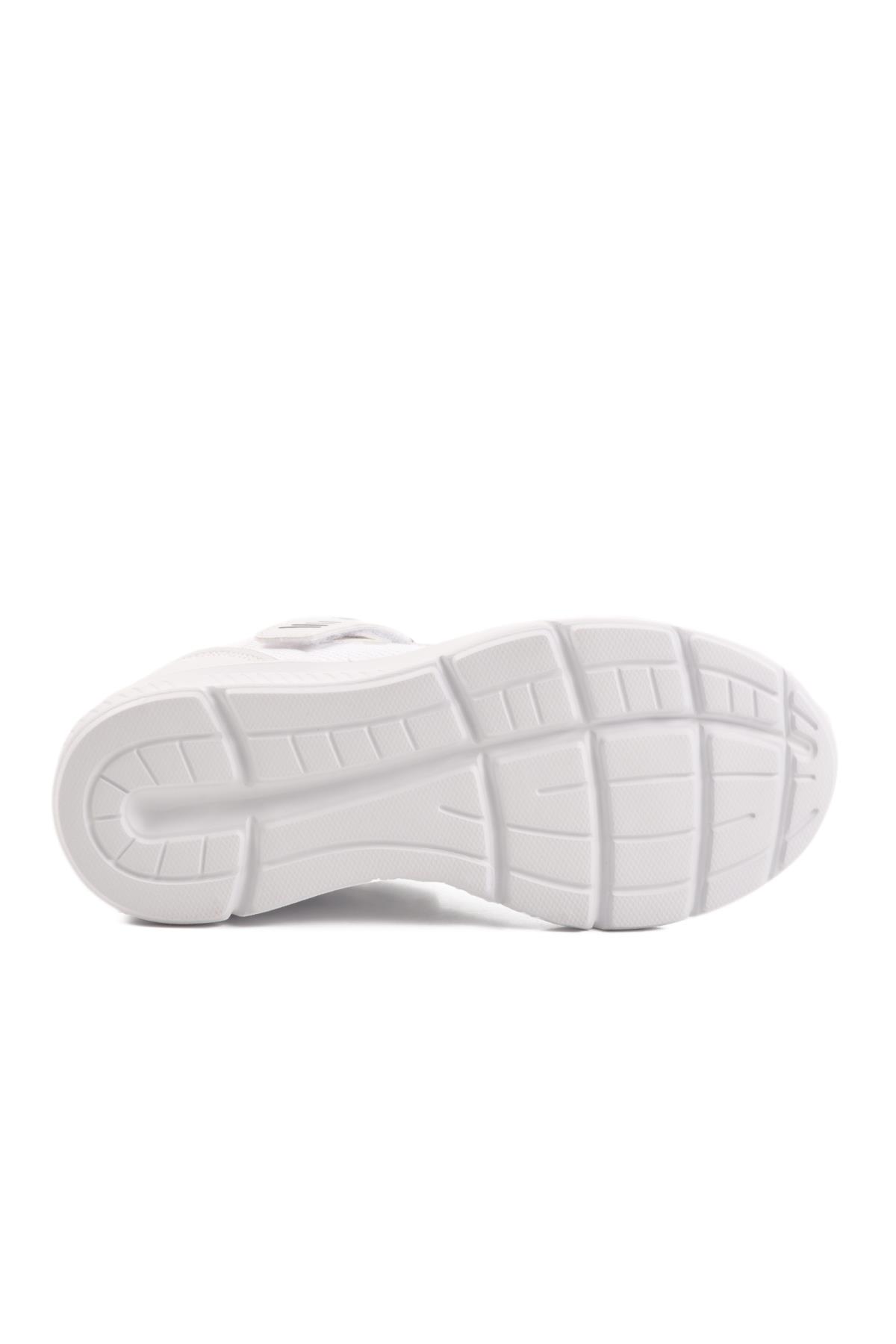 Fav 100 F Beyaz Hafif Esnek Çocuk Spor Ayakkabı - Görsel 6