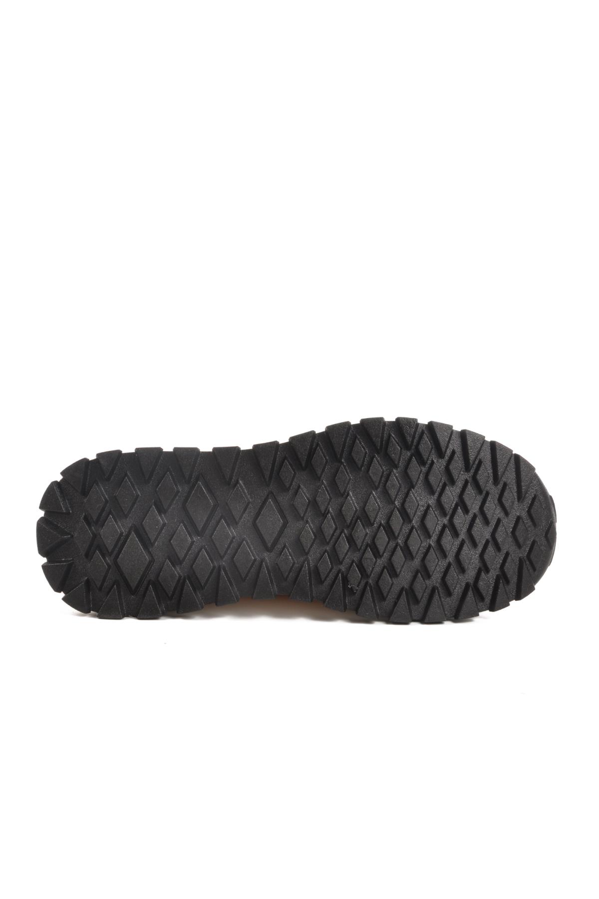 Bej-Siyah Tekstil Erkek Spor Ayakkabı Nepal M - Görsel 6