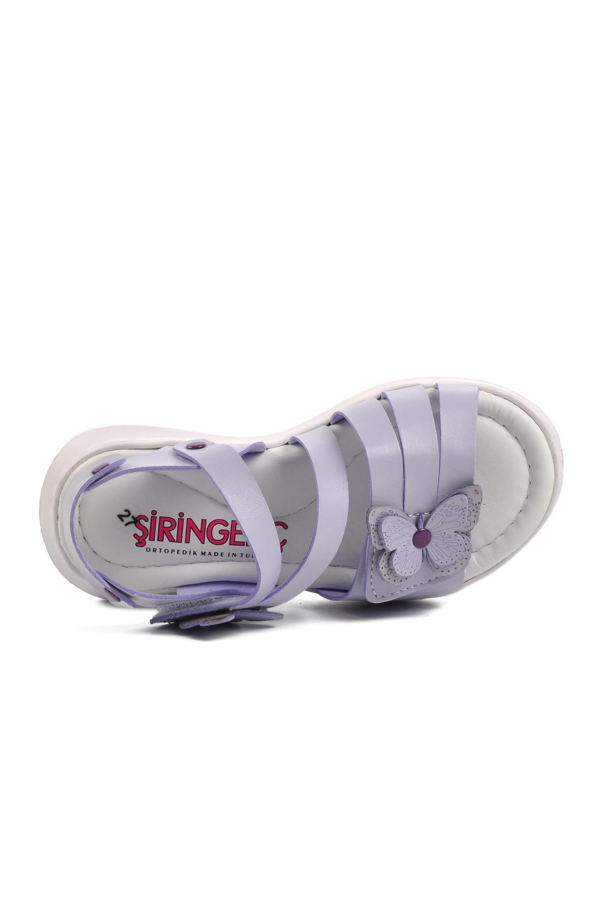 Şng 8000-P Lila Kız Çocuk Sandalet - Görsel 6