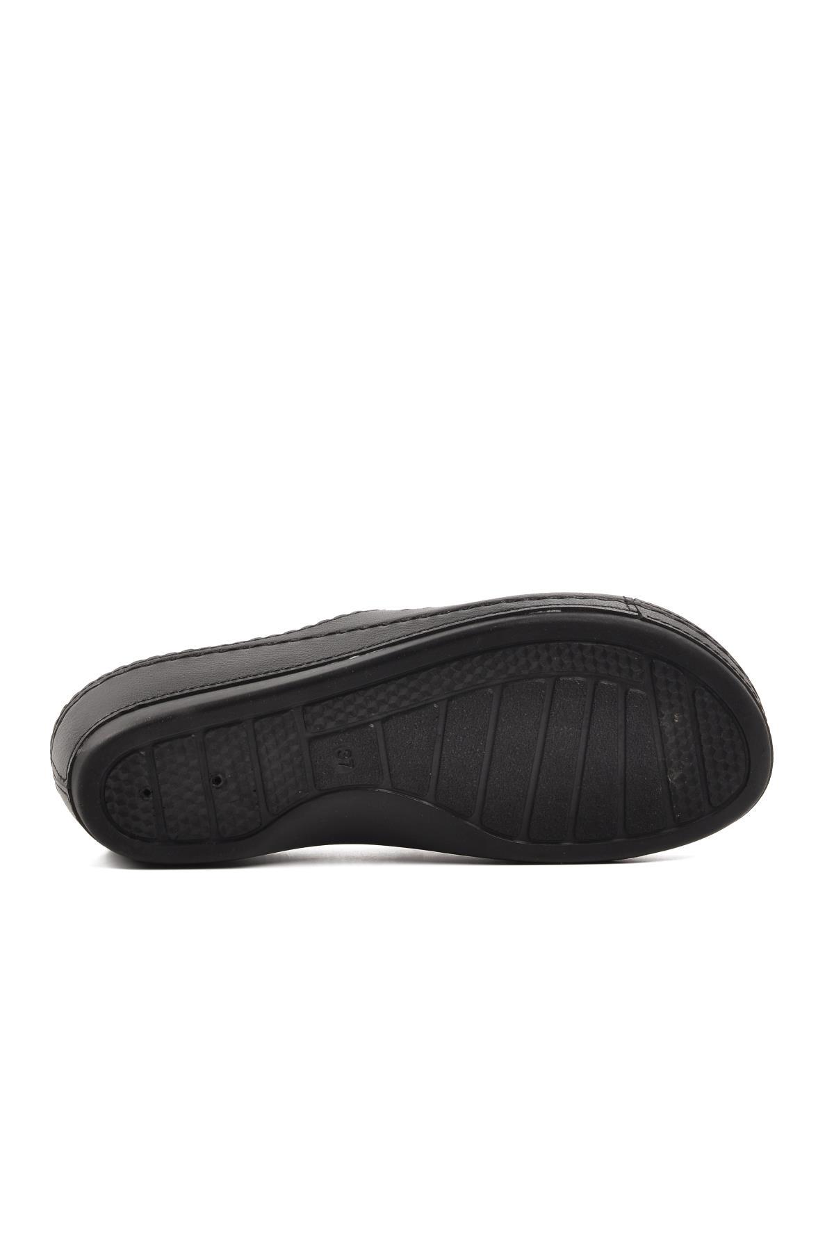 Topuk Destekli Kadın Siyah Terlik Bento 15.034 Z - Görsel 6