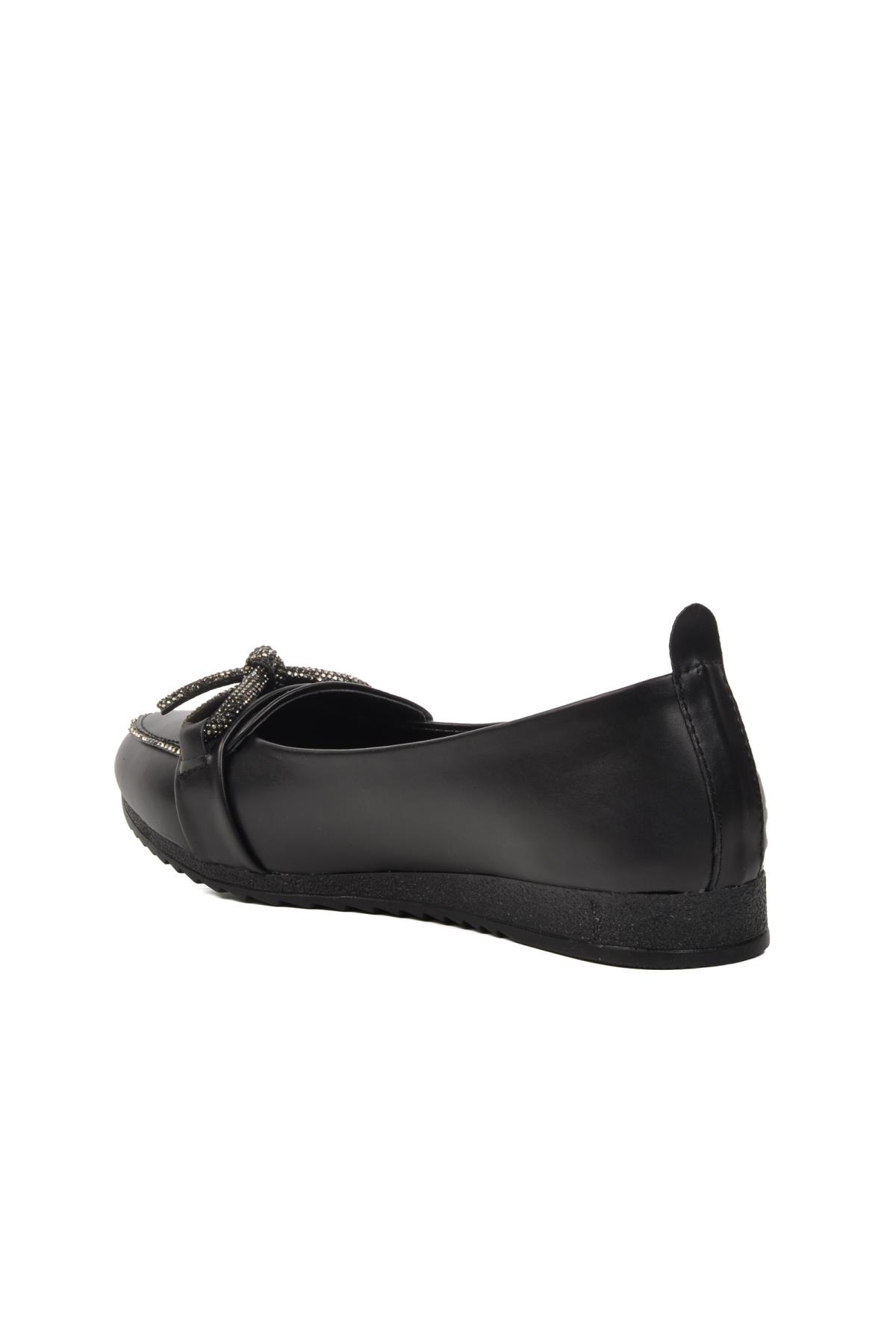 PC-53018 Z Siyah Kadın Babet - Görsel 5