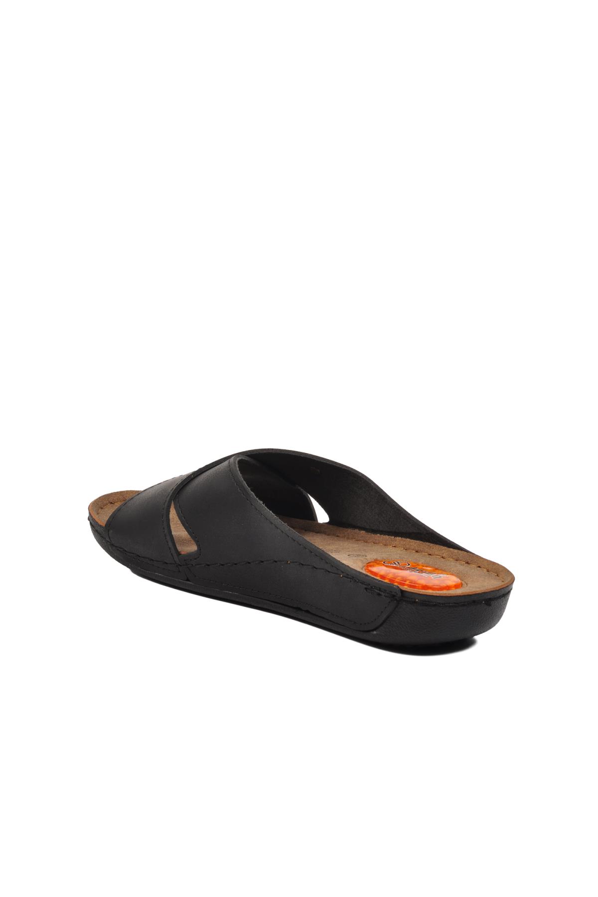 08-086 Siyah Kadın Terlik - Görsel 5