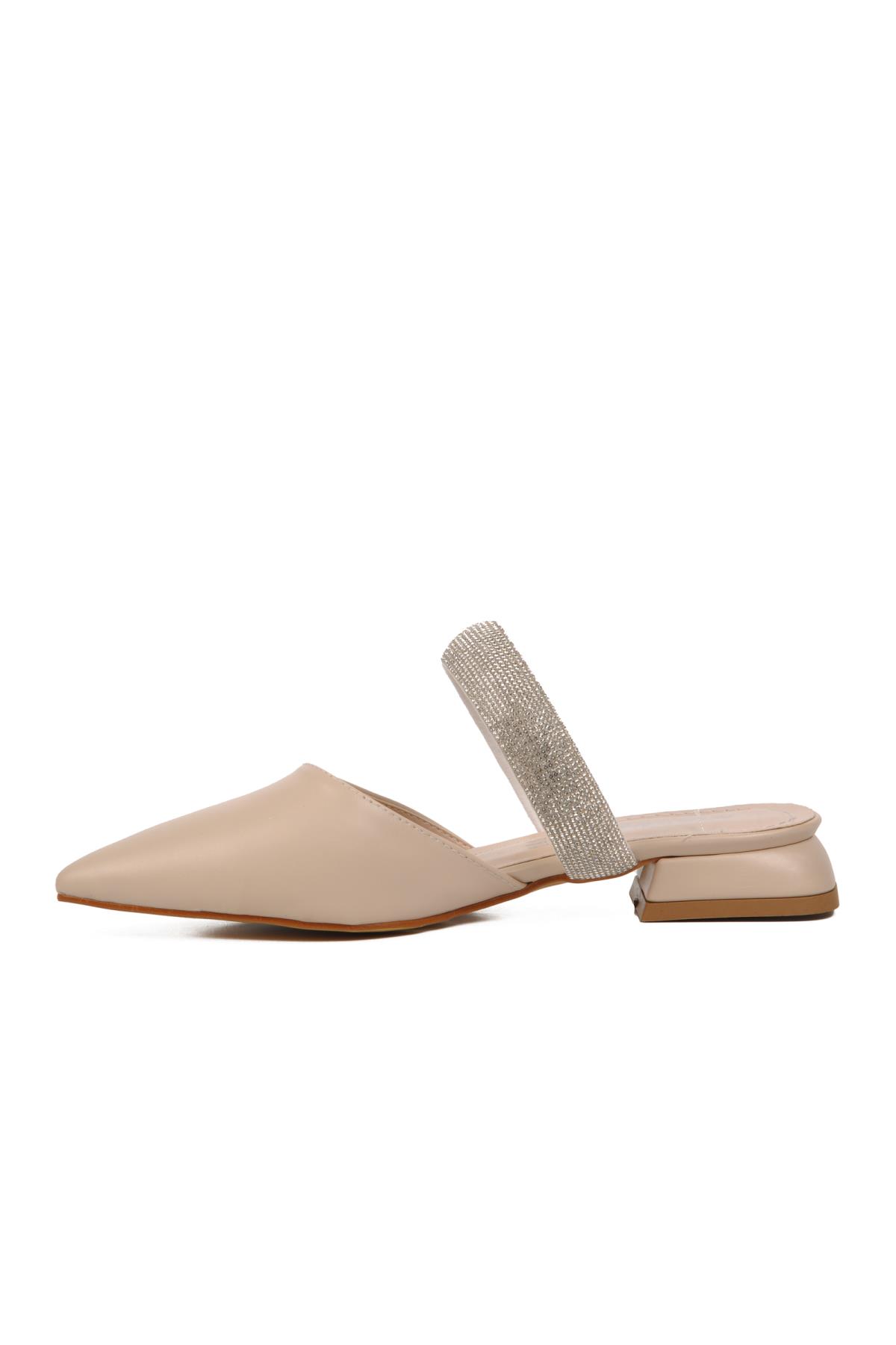 417578 Bej Kadın Terlik - Görsel 4