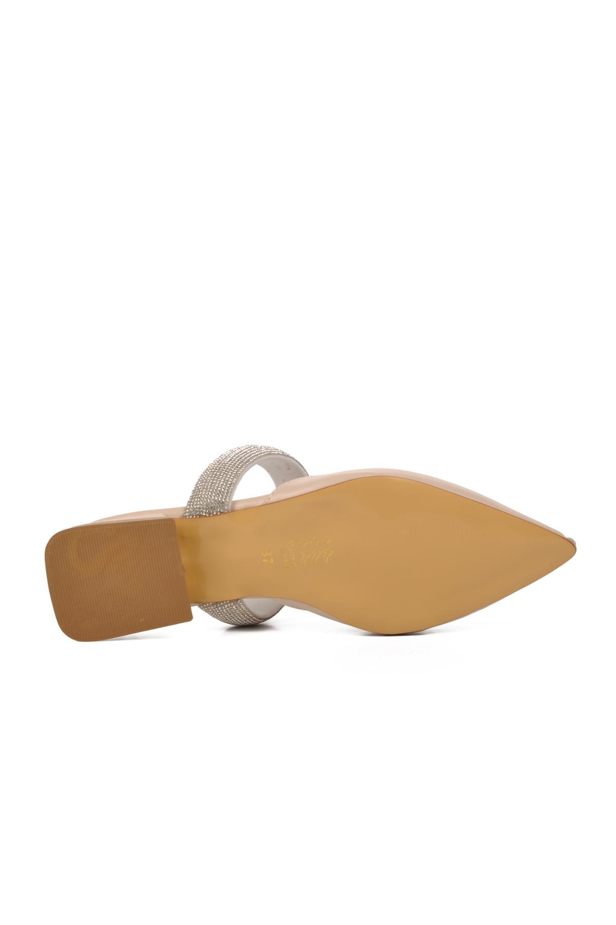 417578 Bej Kadın Terlik - Görsel 6