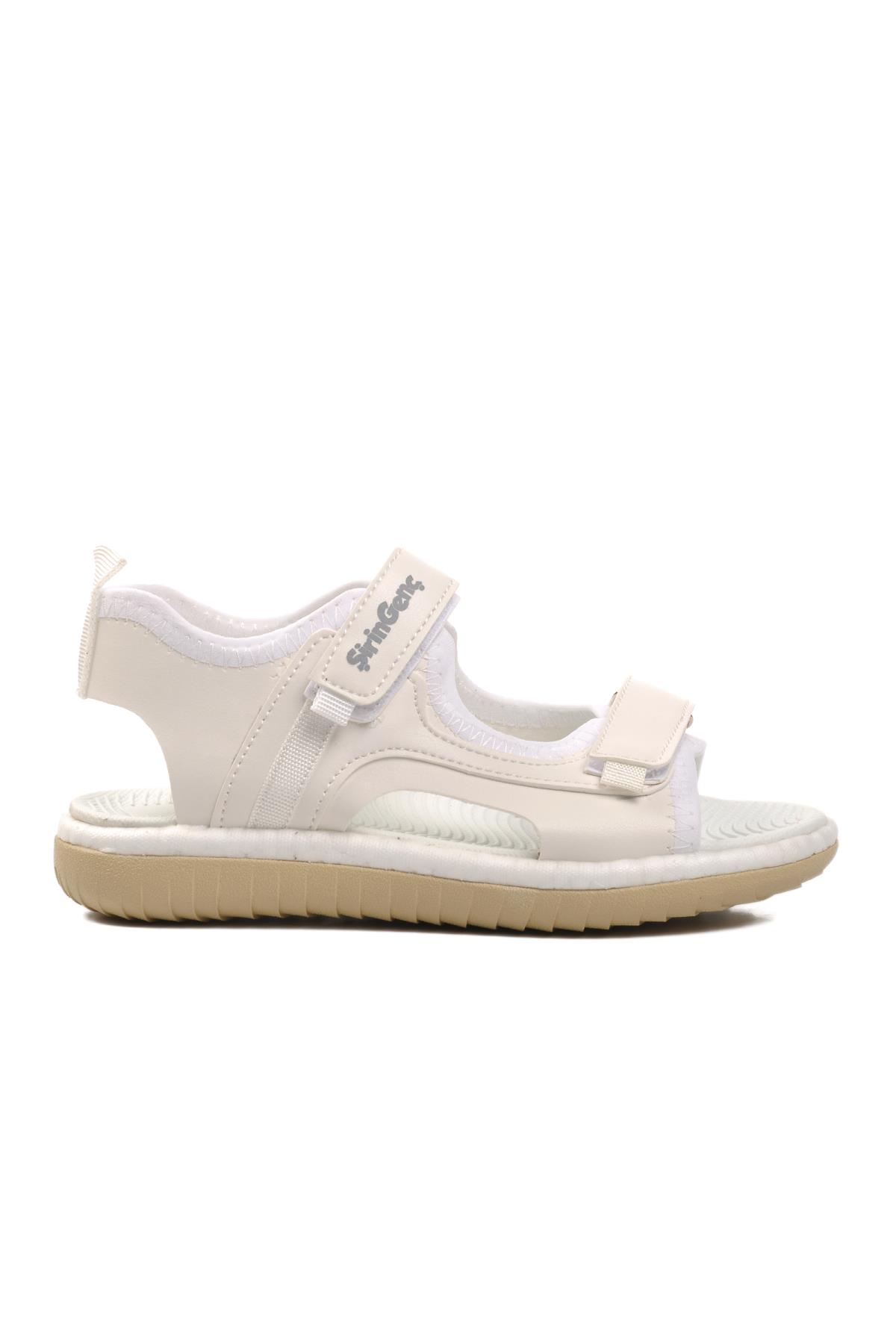 24-996-F Beyaz Çocuk Sandalet - Görsel 3