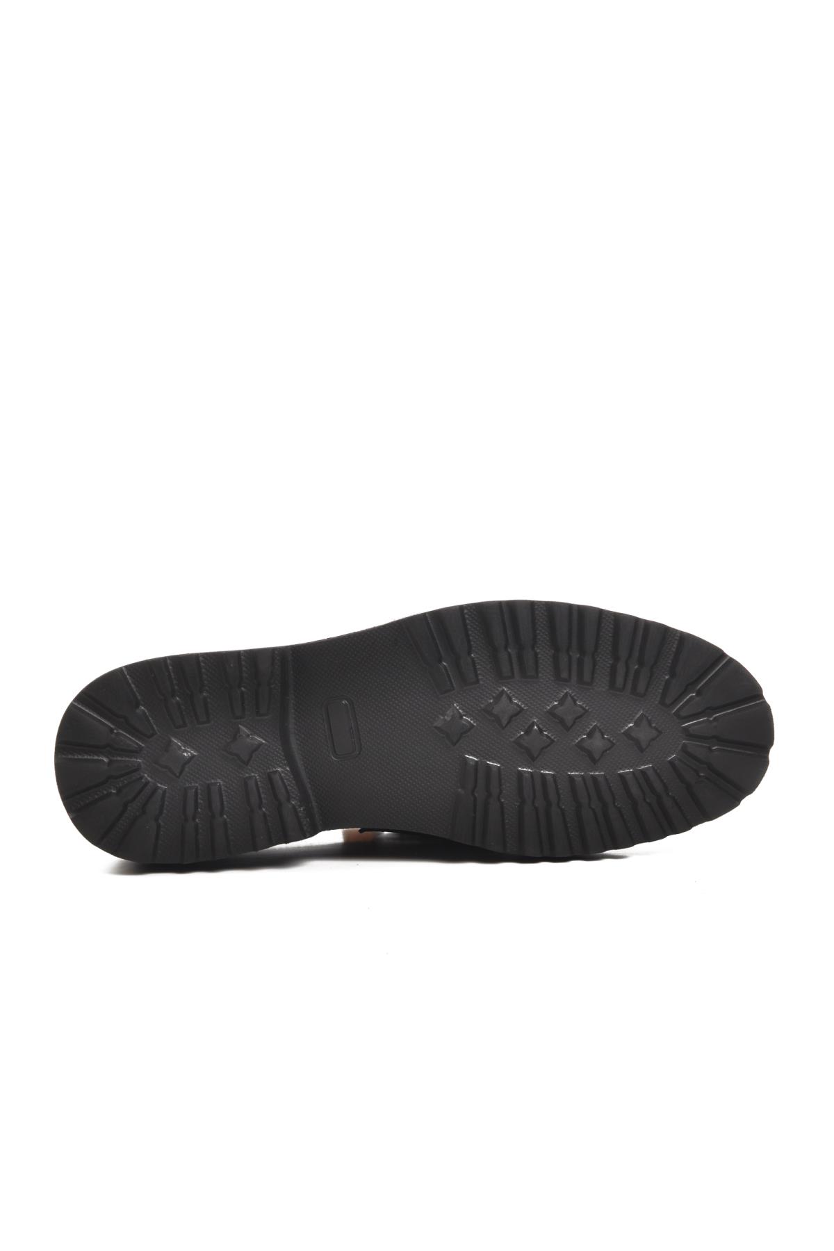 Premium 602 Kahve Geniş Kalıp Deri Erkek Klasik Ayakkabı - Görsel 6