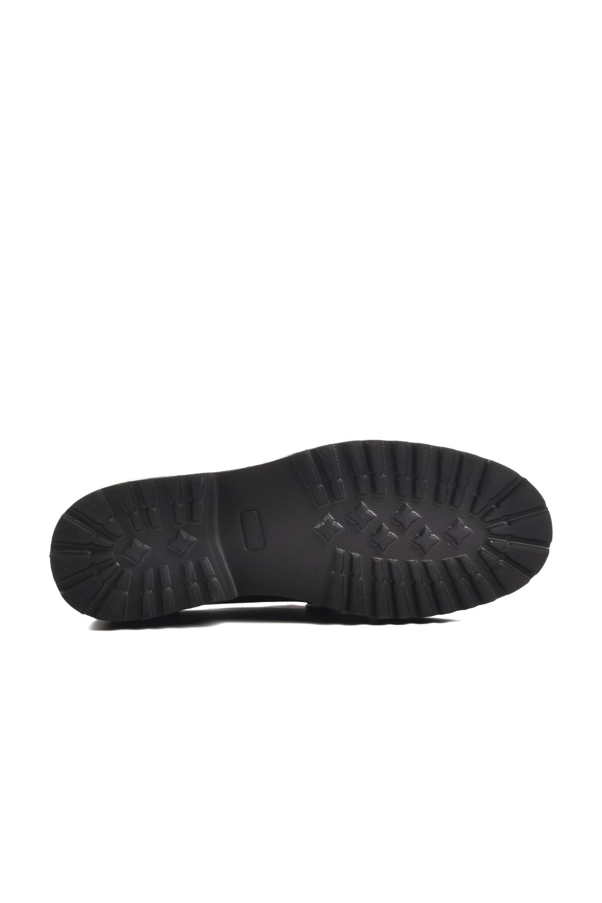 Premium 7710 Siyah Açma Hakiki Deri Erkek Loafer Ayakkabı - Görsel 6