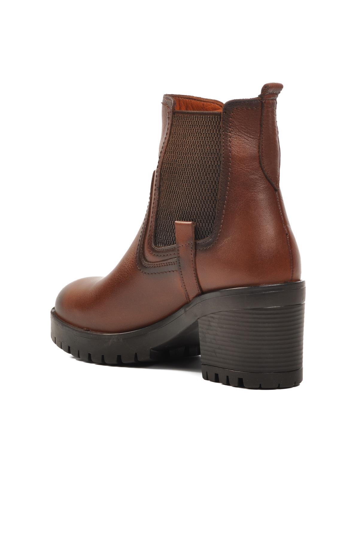 9826 Taba Hakiki Deri Kadın Bot - Görsel 5