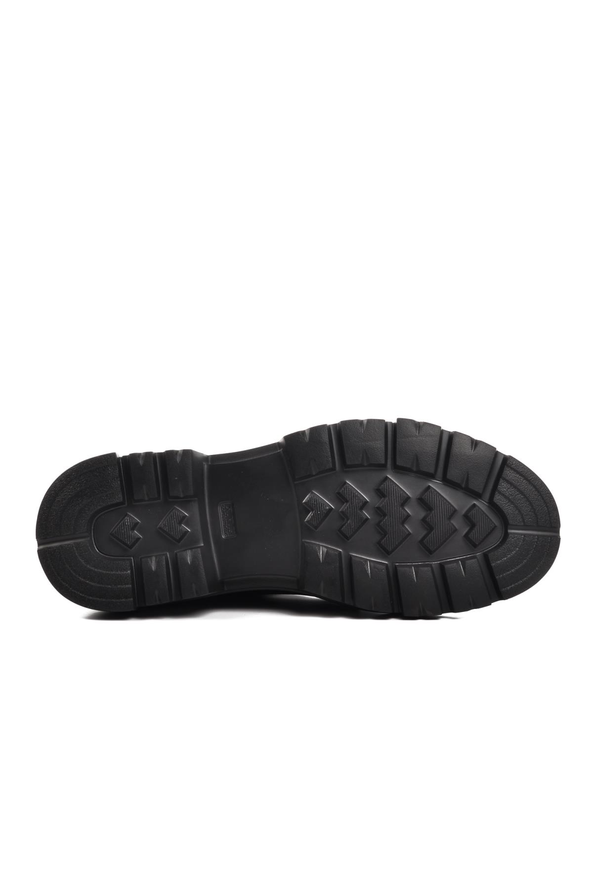 Premium 1308 Kahve Geniş Kalıp Hakiki Deri Erkek Klasik Ayakkabı - Görsel 6