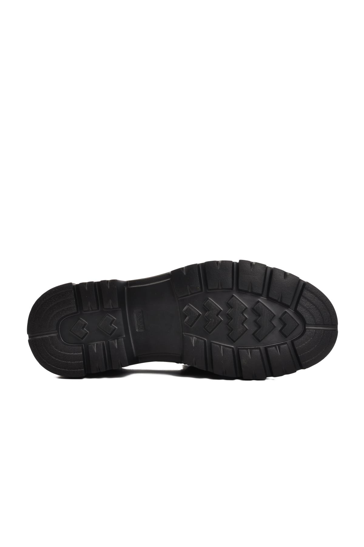 Premium 1308-3 Siyah Hakiki Deri Erkek Klasik Ayakkabı - Görsel 6