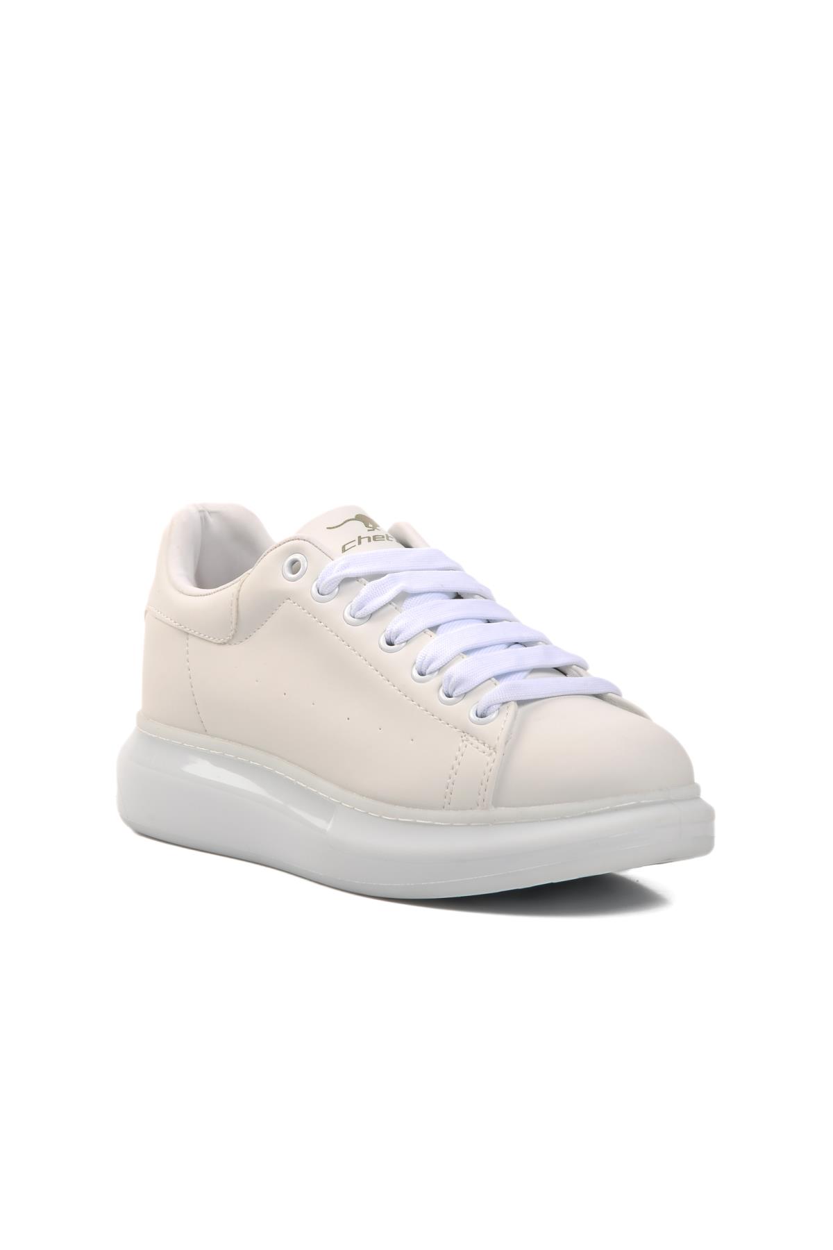 150 Madrid Beyaz-Beyaz Erkek Sneaker - Görsel 2