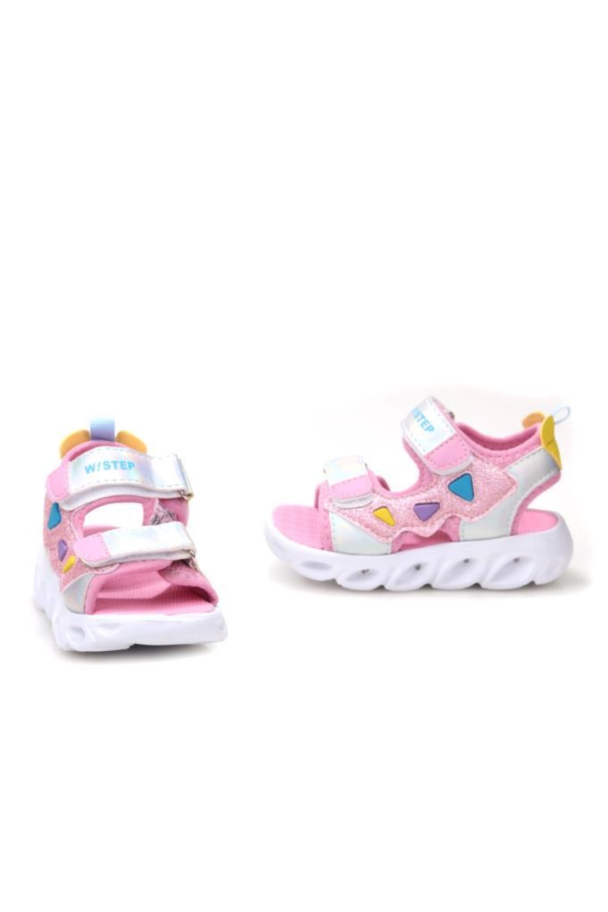 Vetta 03155 Ortopedik Kız Çocuk Bebe Yazlık Işıklı Sandalet - Görsel 4