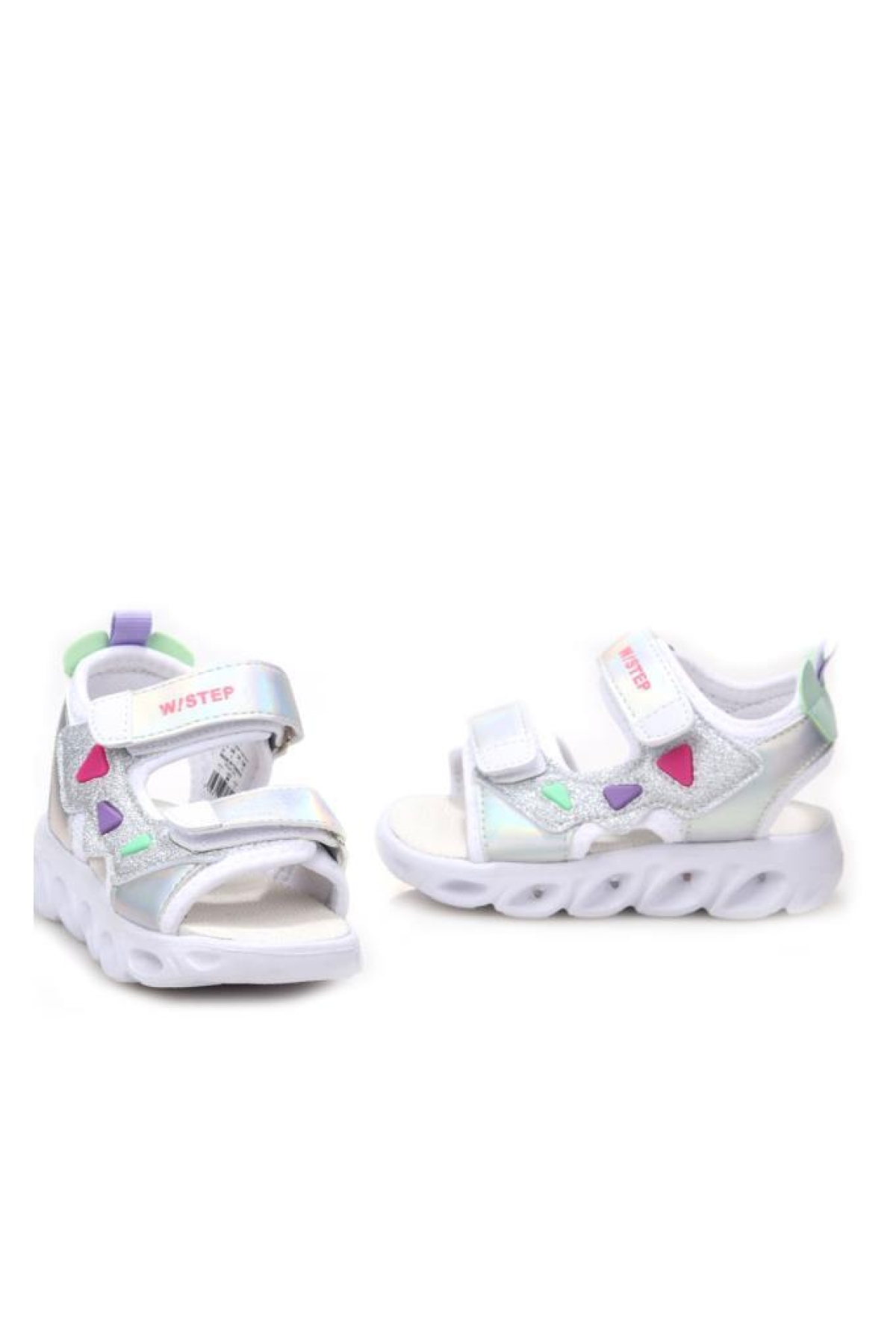 Vetta 03155 Ortopedik Kız Çocuk Bebe Yazlık Işıklı Sandalet - Görsel 4