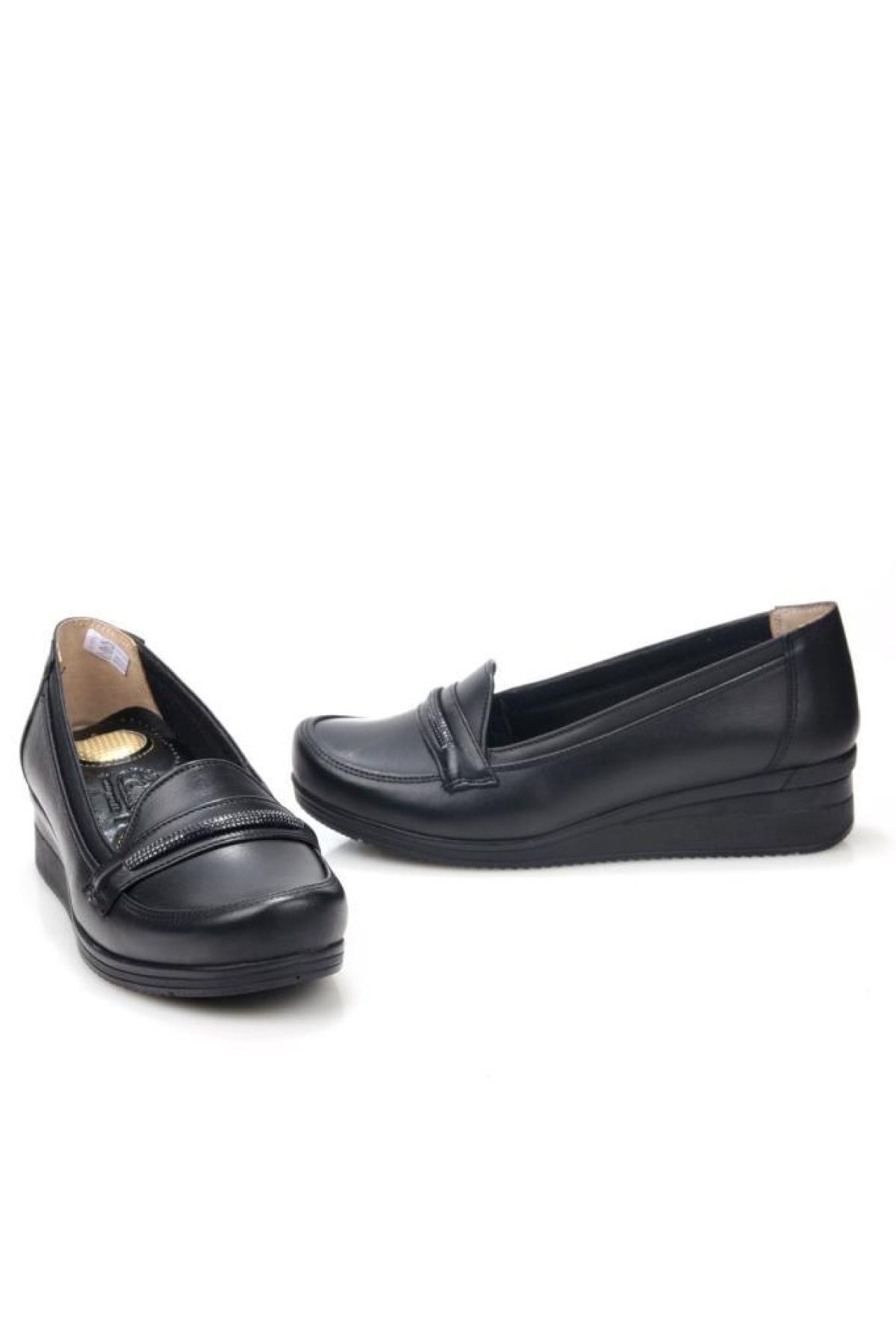 Edik DR194 Ortopedik Kadın Günlük Deri Ayakkabı - Görsel 5