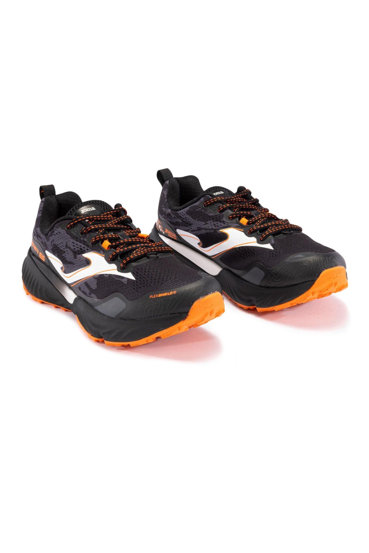 Tksiew2301 Sierre Spor Ayakkabı Siyah-Turuncu - Görsel 3