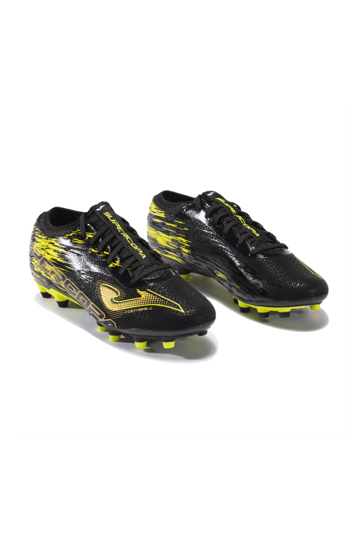 Supercopa 2301 Krampon Siyah-Fosforlu Sarı - Görsel 3