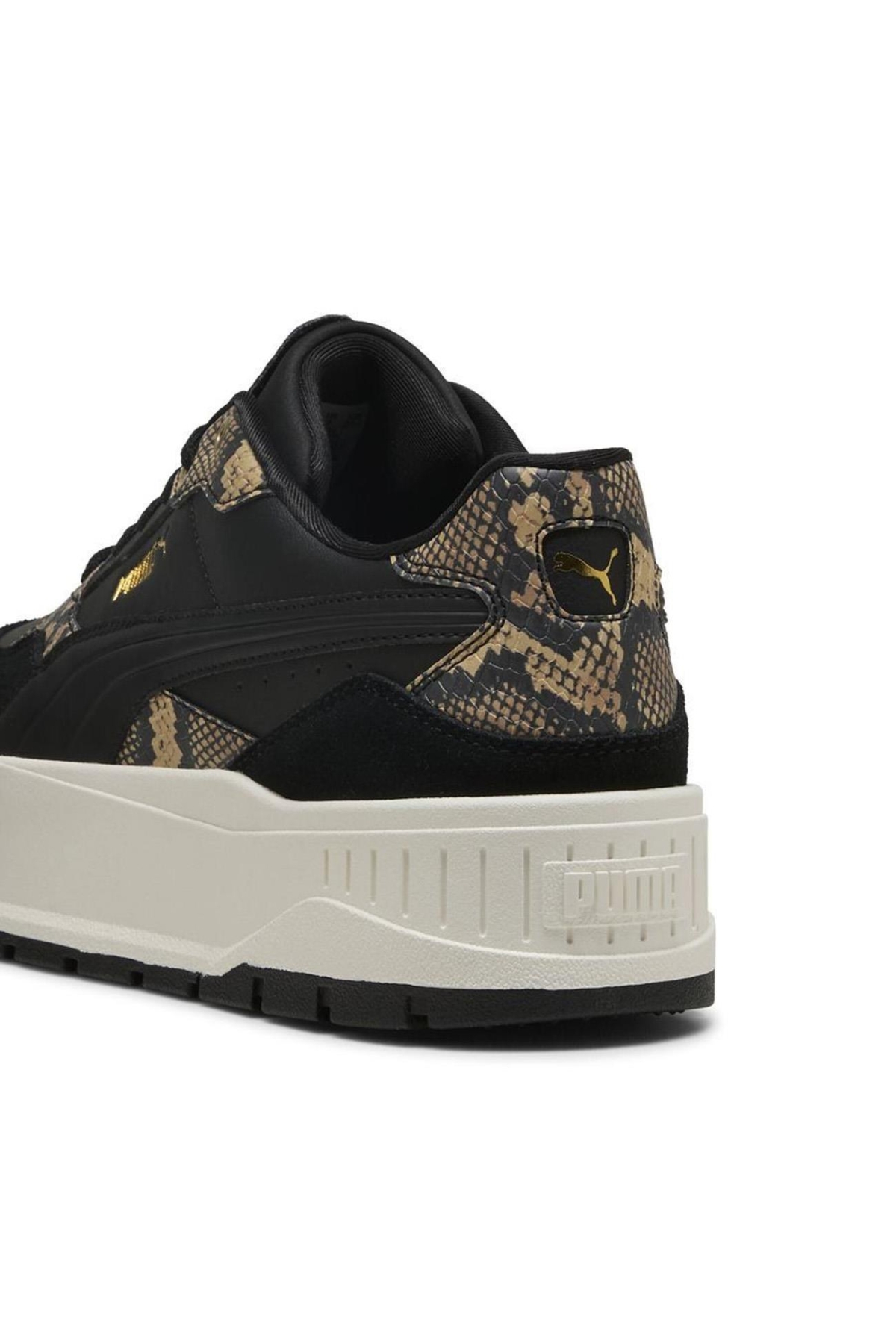 400395 Karmen II Idol Snake Chic Spor Ayakkabı Siyah - Görsel 5
