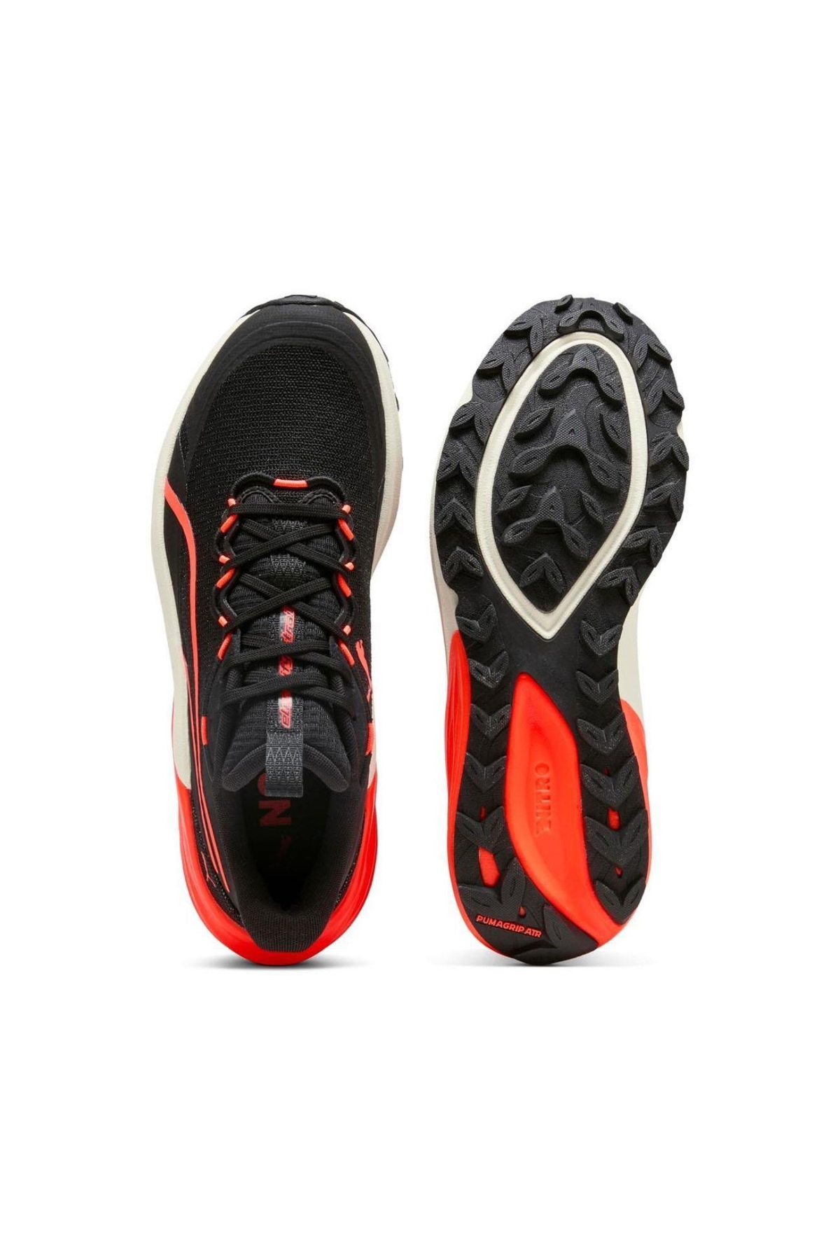 310791 Electrify Nitro 4 Trail Spor Ayakkabı Siyah-Kırmızı - Görsel 6