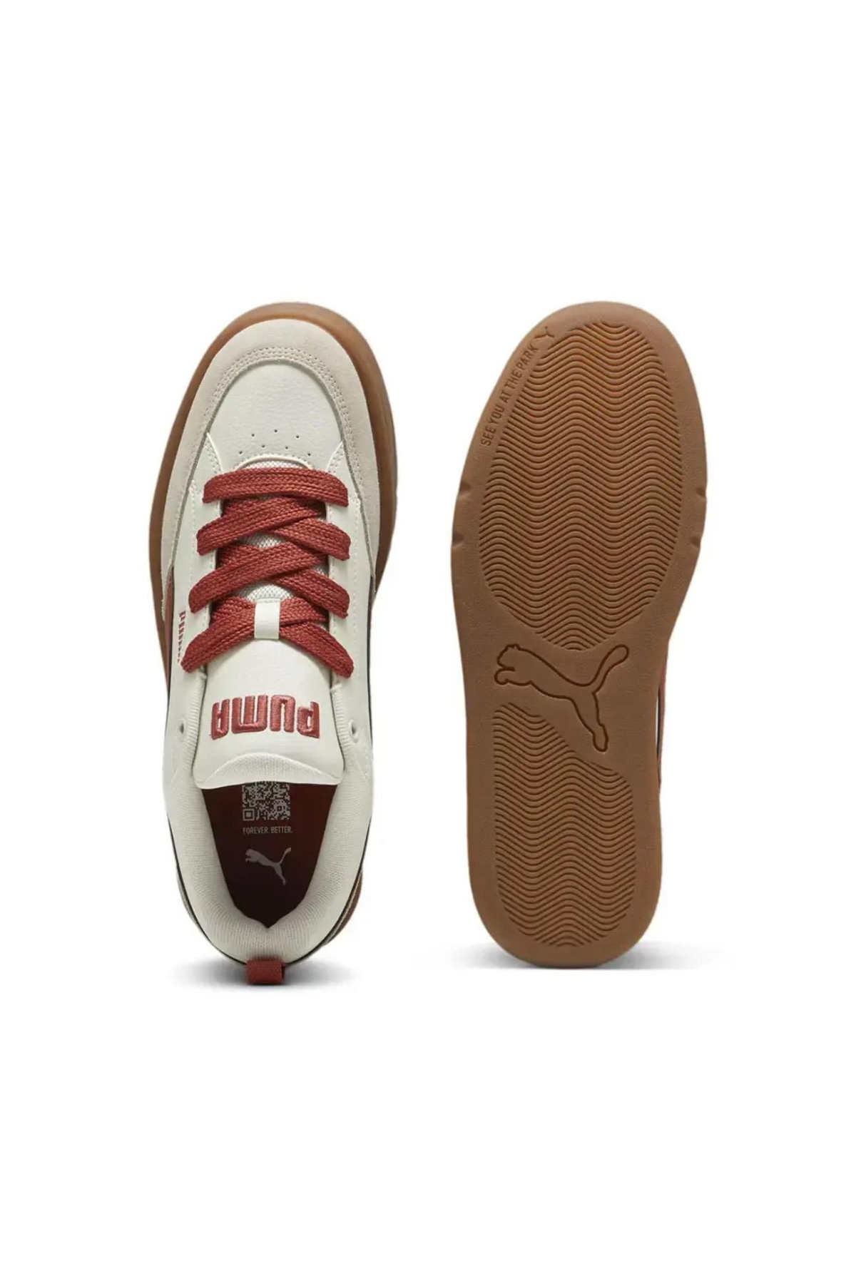 397262 Park Lifestyle OG Spor Ayakkabı Krem - Görsel 6