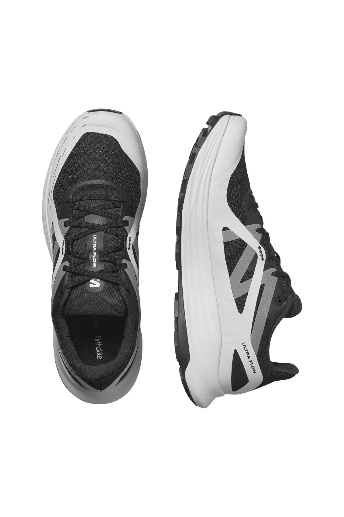 L47525300 Ultra Flow Spor Ayakkabı Siyah-Gri - Görsel 5